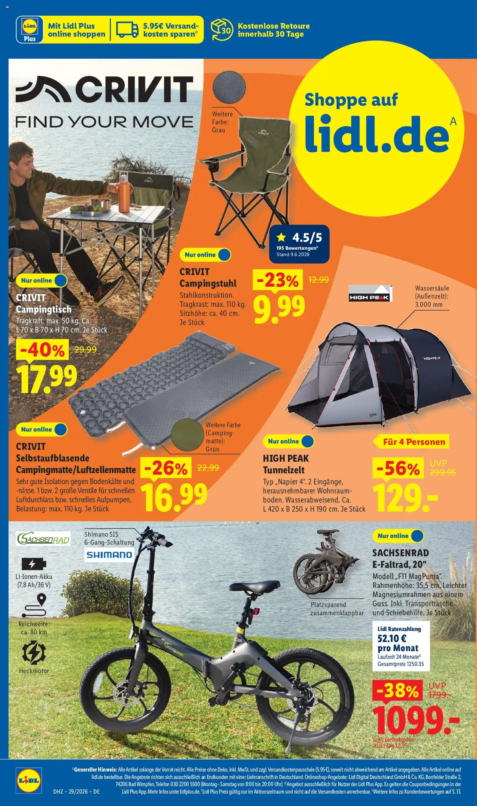 Lidl Prospekt – gültig ab 13.07.2026 | Seite: 4 | Produkte: Bad, Telefon
