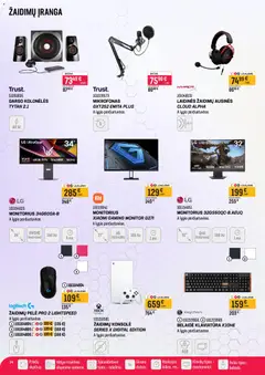 Senukai leidinys galioja nuo 06.05.2026 | Puslapis: 14 | Prekių: Pelė, Klaviatūra, Xbox, Mikrofonas