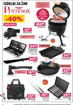 Mercator katalog akcije – veljaven od 10.06.2026 | Stran: 12 | Izdelki: Hladilna torba, Torba, Nož, Zar