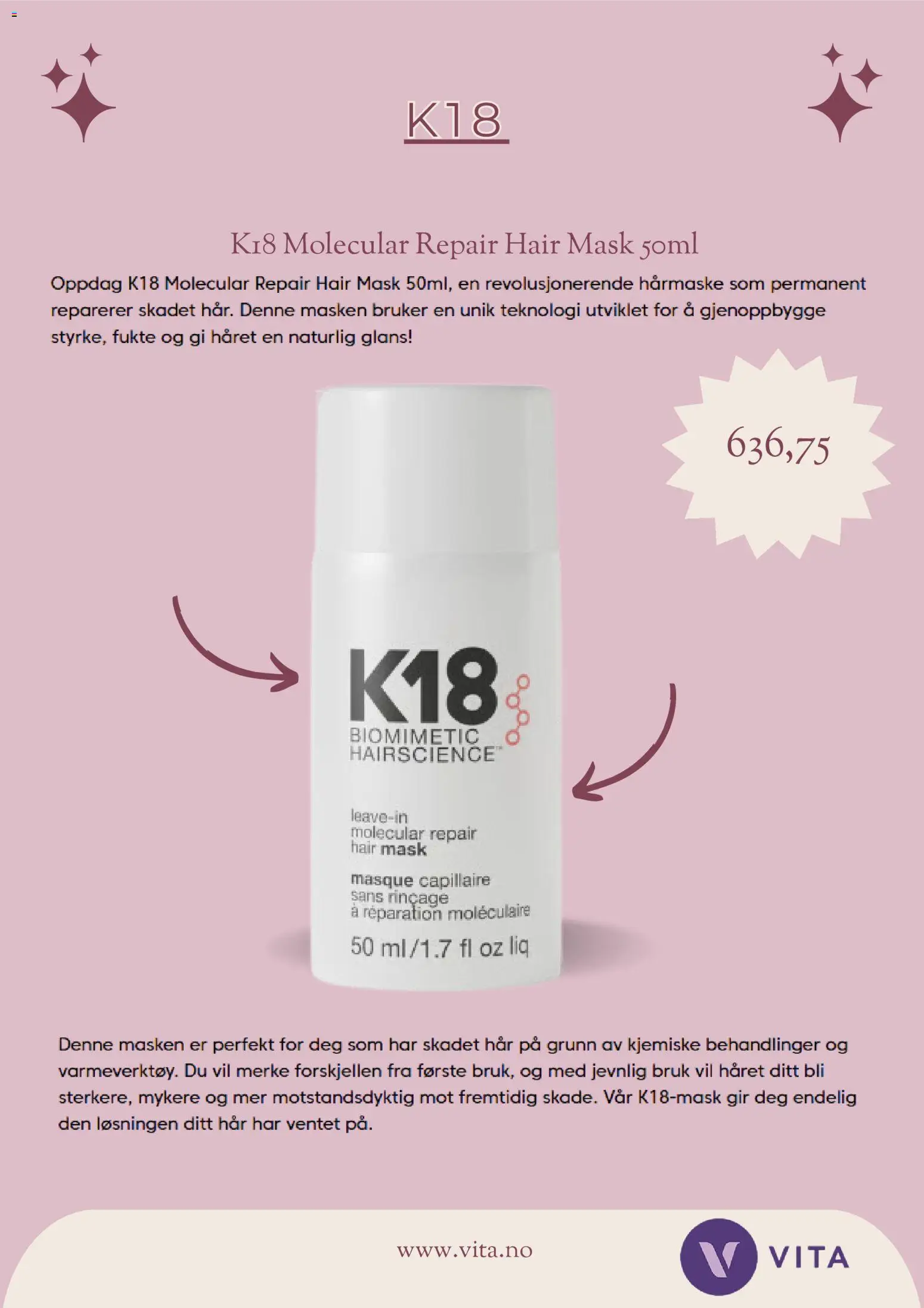 {H1} | Side: 3 | Produkter: Hårmaske