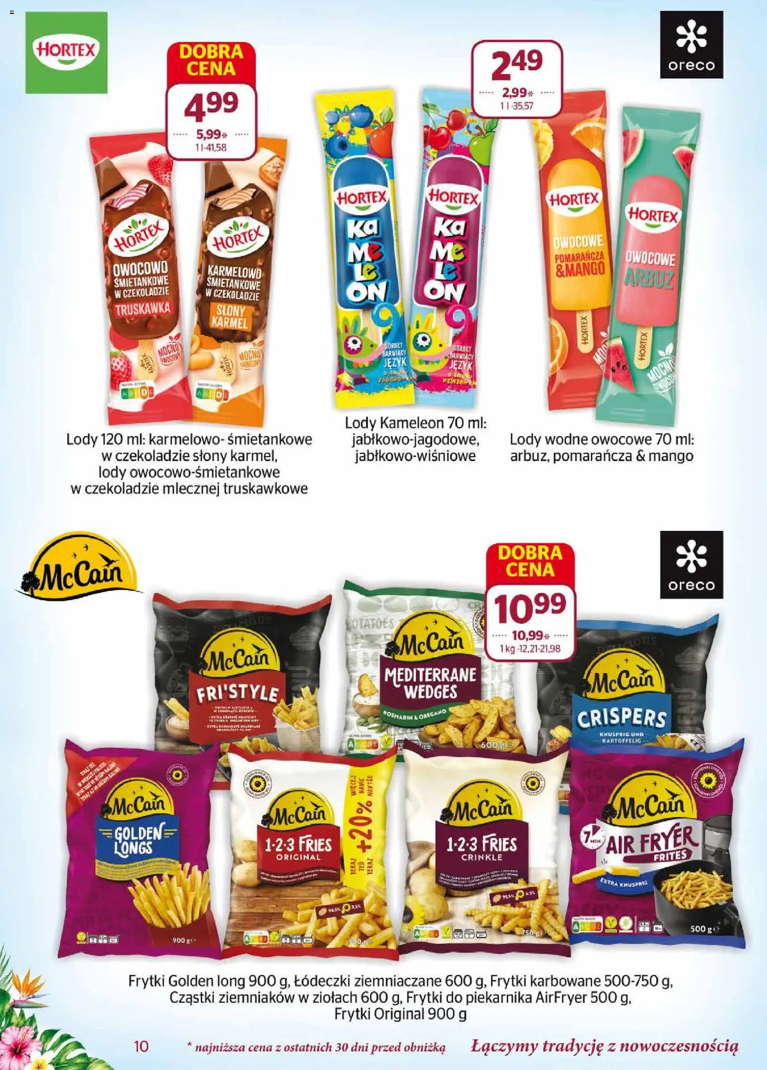 Społem gazetka od 01.07.2026 | Strona: 10 | Produkty: Arbuz, Oregano, Frytki, Lody