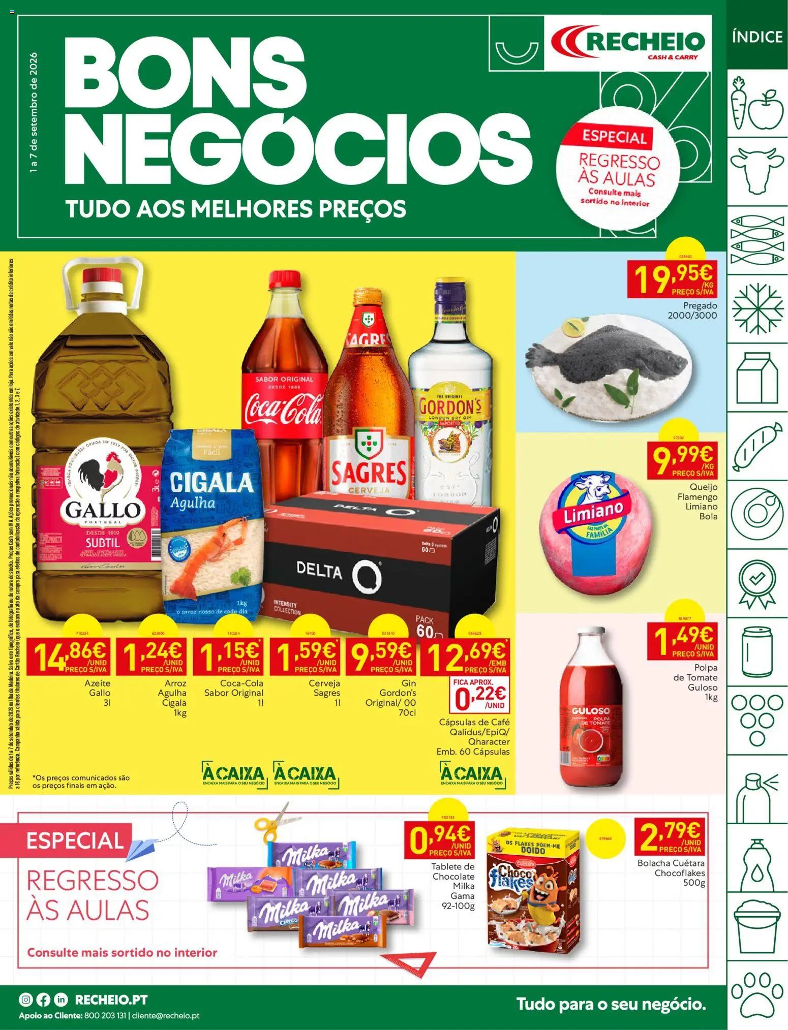 Recheio folheto Madeira │ válido de 01/09/2026 | Página: 1 | Produtos: Azeite, Cápsulas, Caixa, Gin