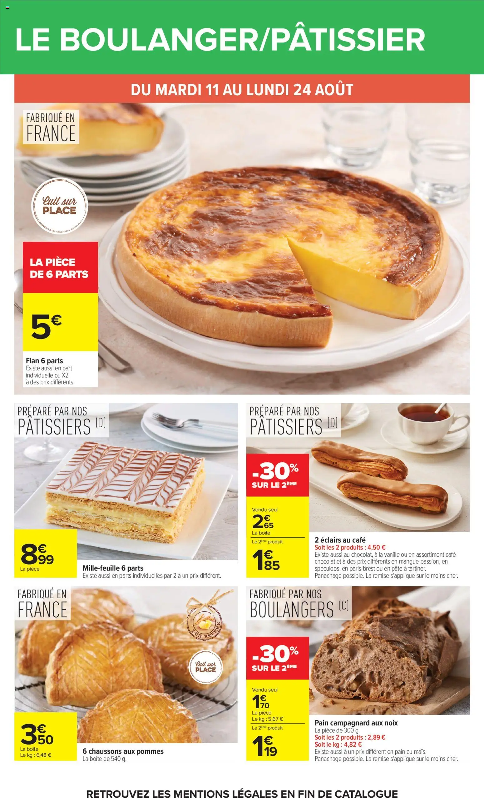 {H1} | Page: 24 | Produits: Pain, Chocolat, Pommes, Noix