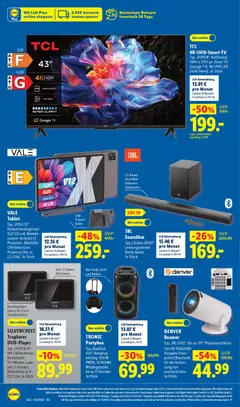 Náhled letáku Lidl Německo leták od 11.05.2026 | Strana: 22 | Produkty: Telefon, Tablet, Tv, LED