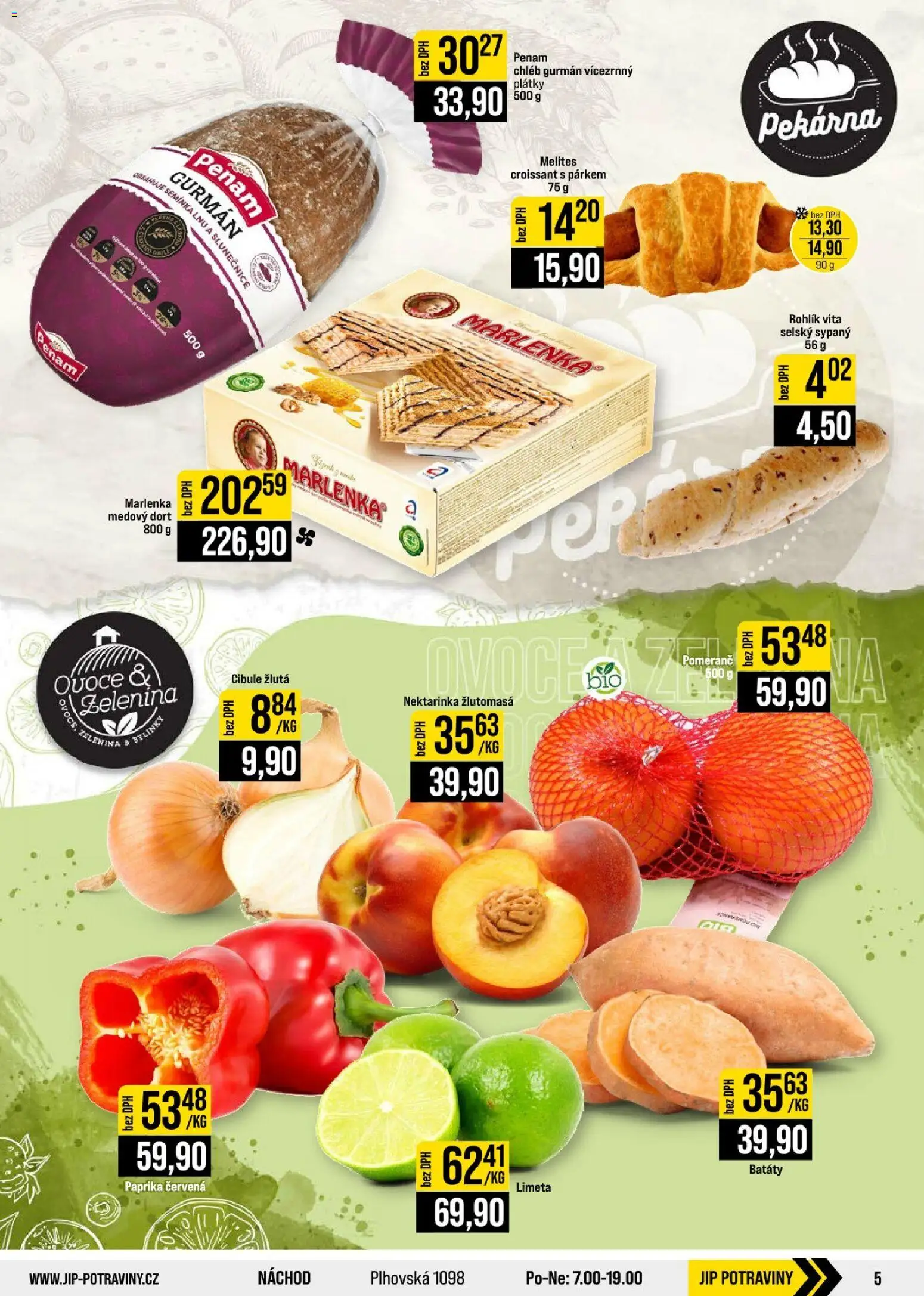 Jip leták - Cash & Carry od 02.09.2026 | Strana: 5 | Produkty: Paprika, Paprika červená, Potraviny, Marlenka
