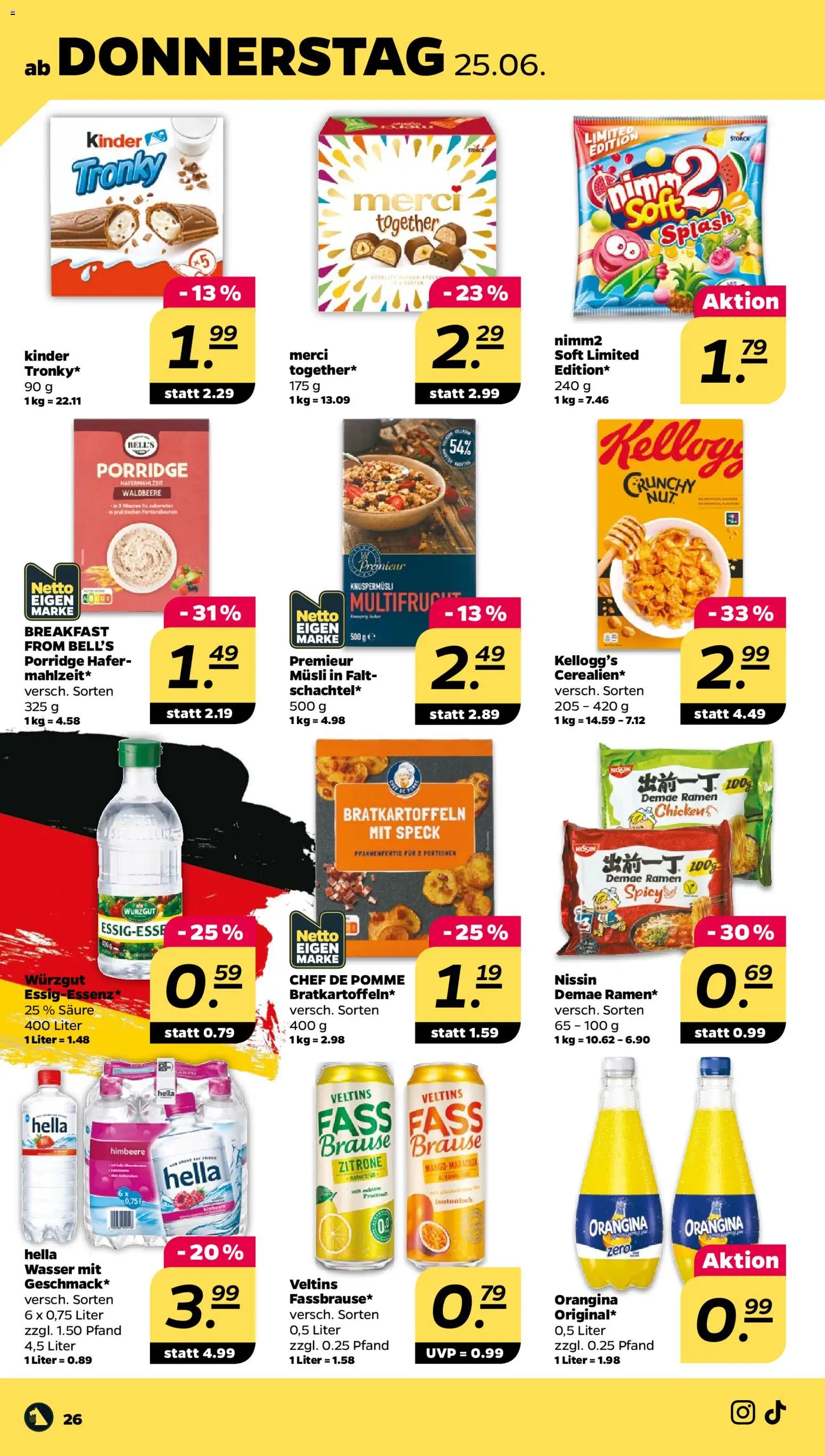Netto Prospekt | 22.06.2026 | Wie erhält man einen begrenzten Rabatt? | Deutschland