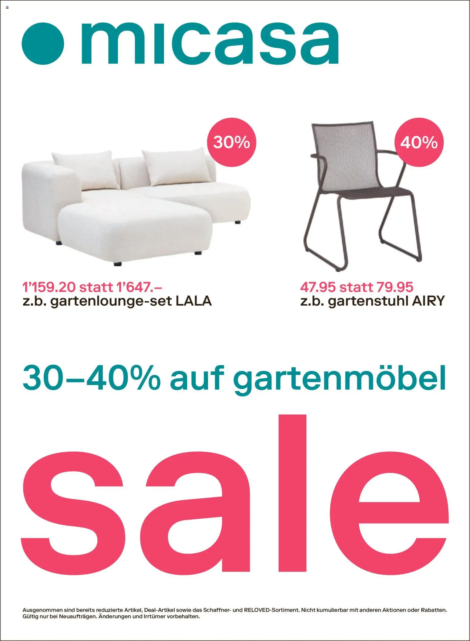 Migros aktionen Magazin – gültig ab 10.06.2026 | Seite: 42 | Produkte: Gartenmöbel