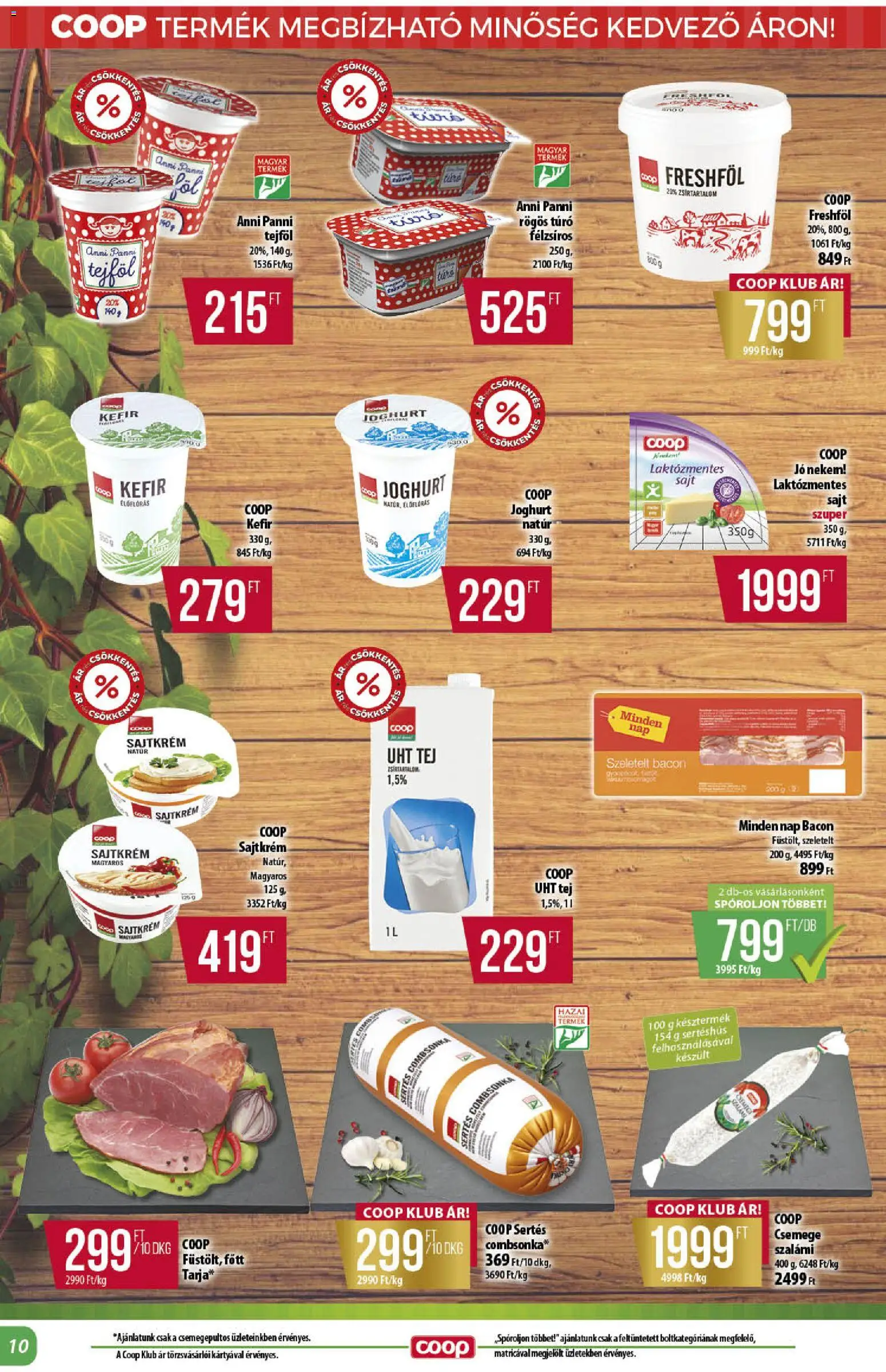 COOP akciós ujság - amely érvényes a következő dátumtól: 14.05.2026 | Oldal: 10