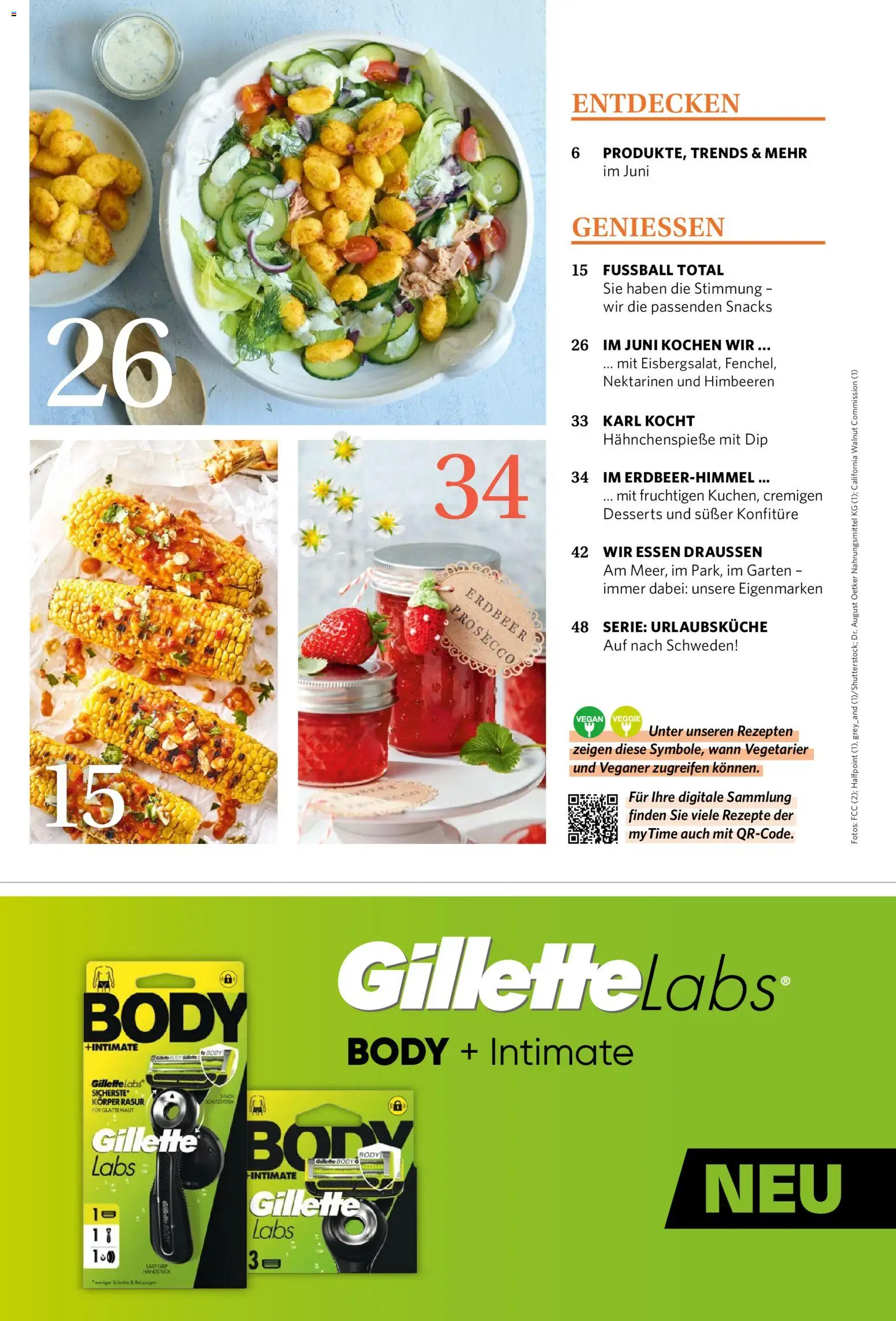 Famila Nordwest myTime Juni 2026 – gültig ab 01.06.2026 | Seite: 4 | Produkte: Himbeeren, Nektarinen, Fußball