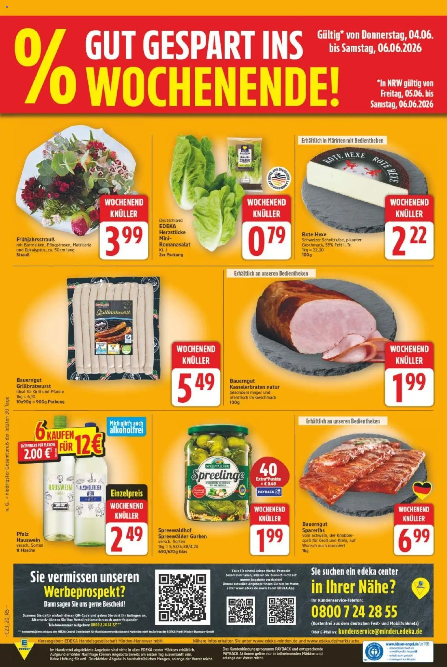 E center Prospekt – gültig ab 01.06.2026 | Seite: 28 | Produkte: Grill, Bauerngut, Wein, Gurken