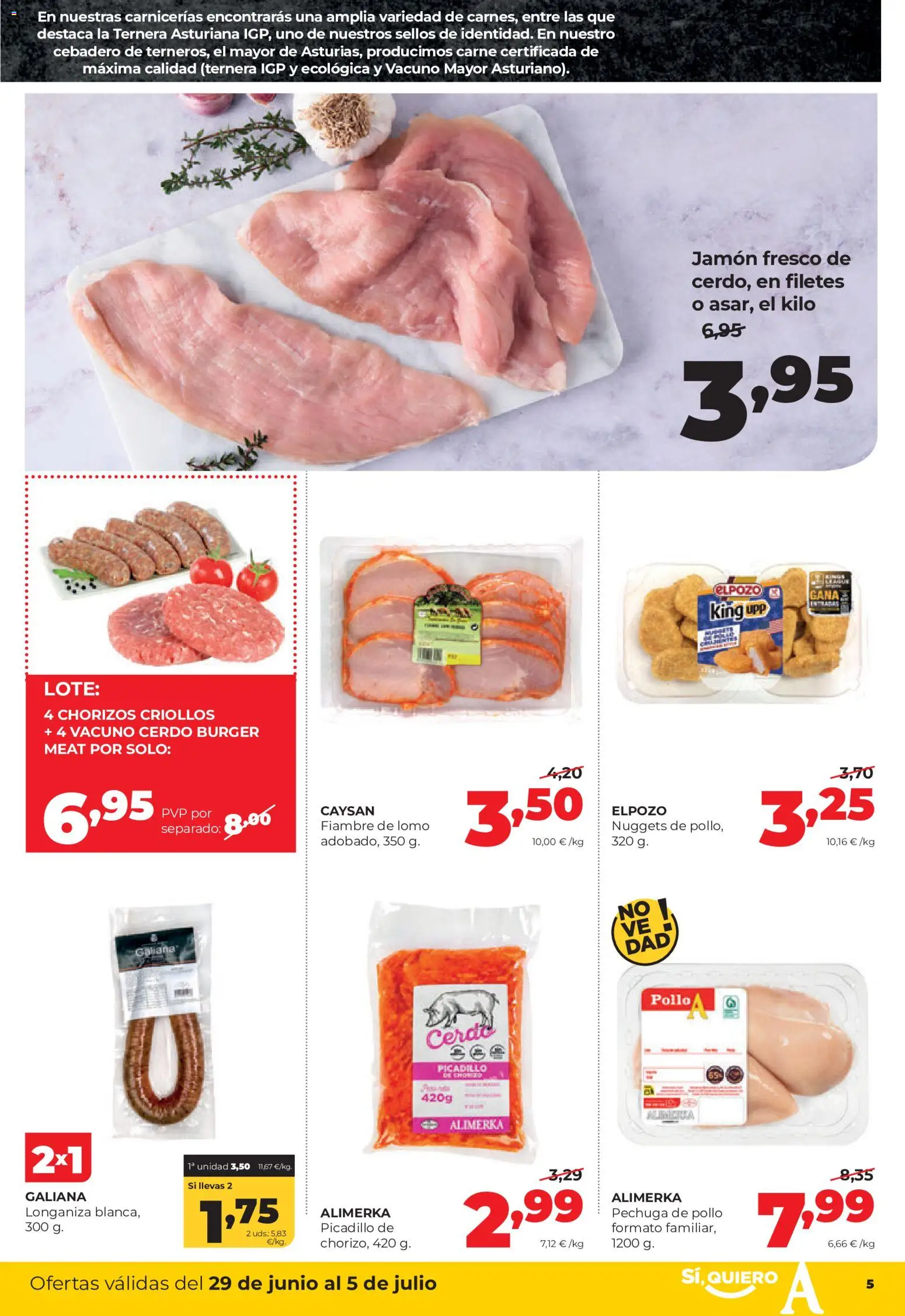 Alimerka folleto Asturias │ válido desde el 29/06/2026 | Página: 5