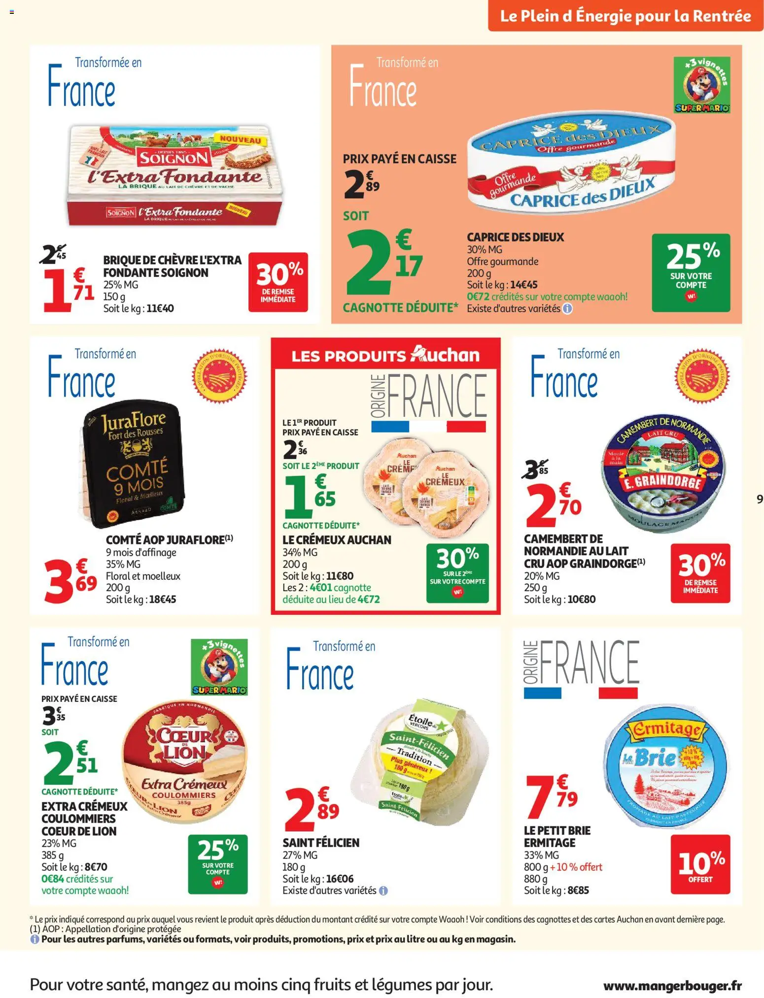 {H1} | Pagina: 9 | Producten: Brie, La, Camembert, Crème