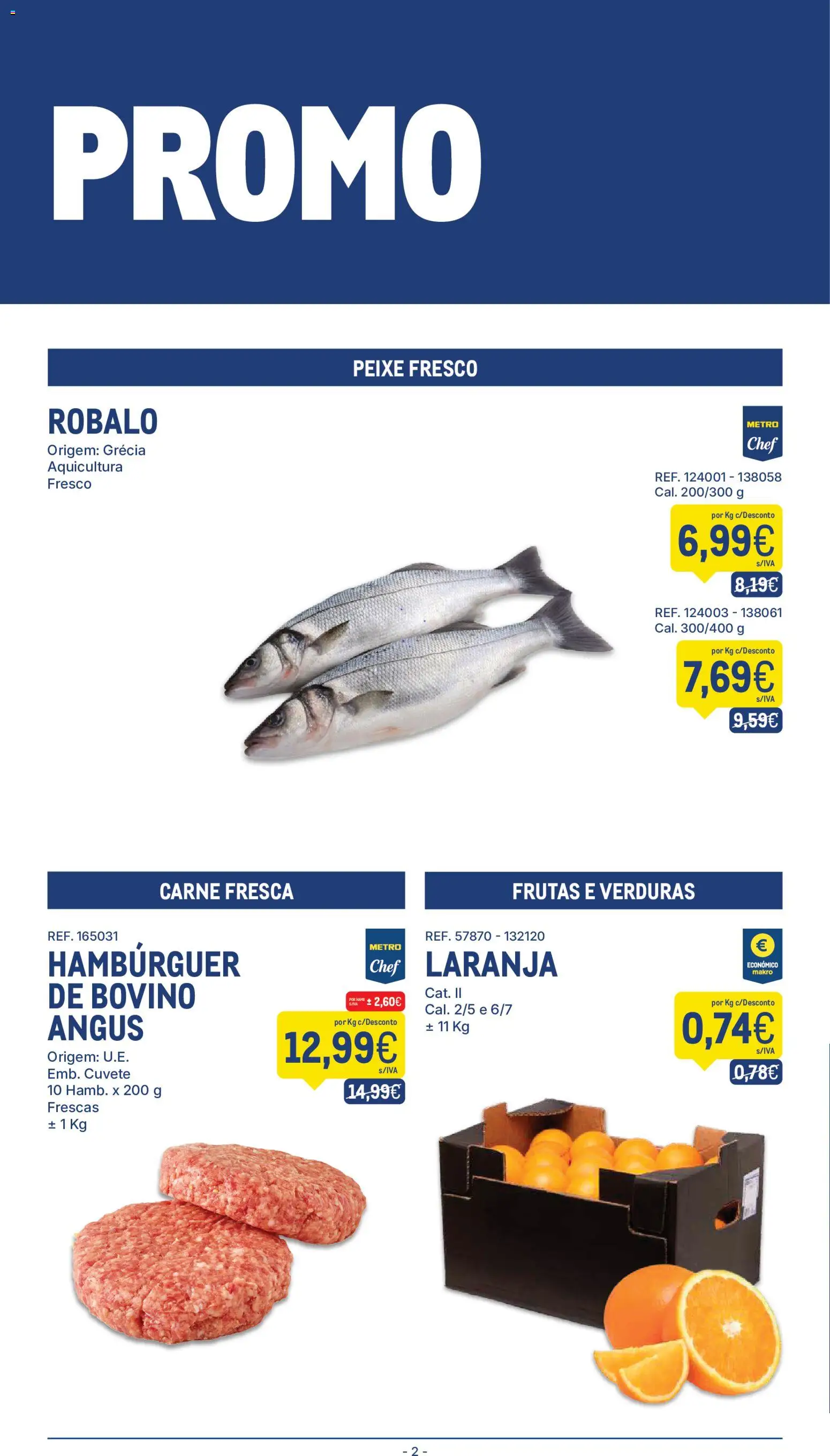 Makro folheto │ válido de 30/06/2026 | Página: 2 | Produtos: Hambúrguer, Peixe, Carne