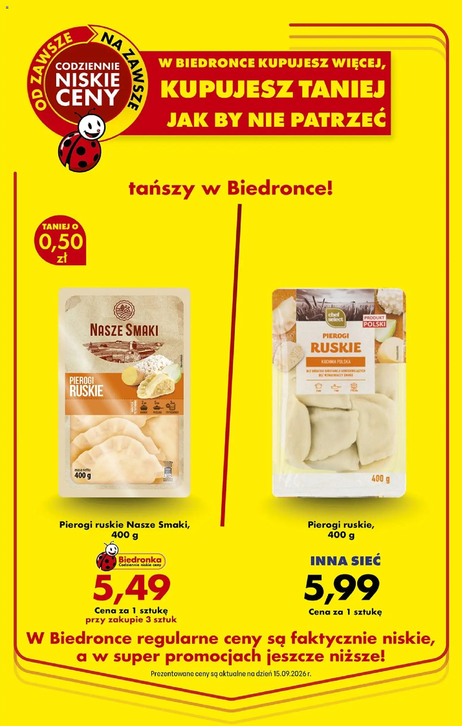 Biedronka gazetka od czwartku od 17.09.2026 | Strona: 7 | Produkty: Pierogi, Garnek, Pierogi ruskie