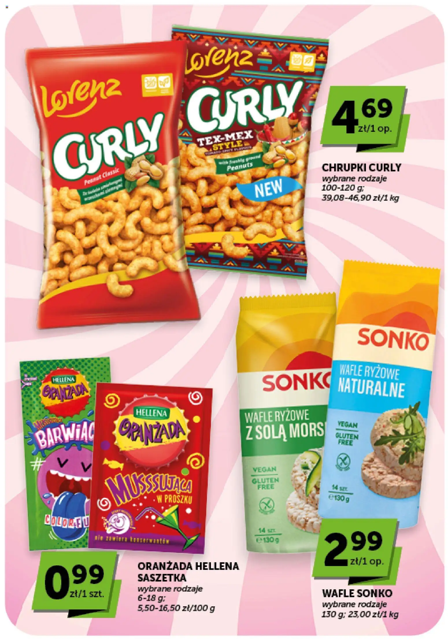 ABC gazetka - Market od 10.09.2026 | Strona: 15 | Produkty: Oranżada, Wafle, Wafle ryżowe, Oranżada hellena