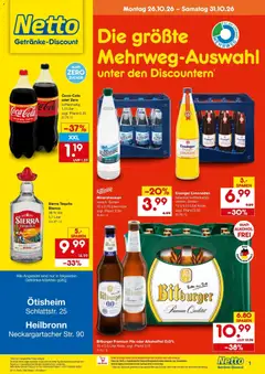 Netto Marken-Discount Prospekt Ötisheim ab 26.10.2026 gültig