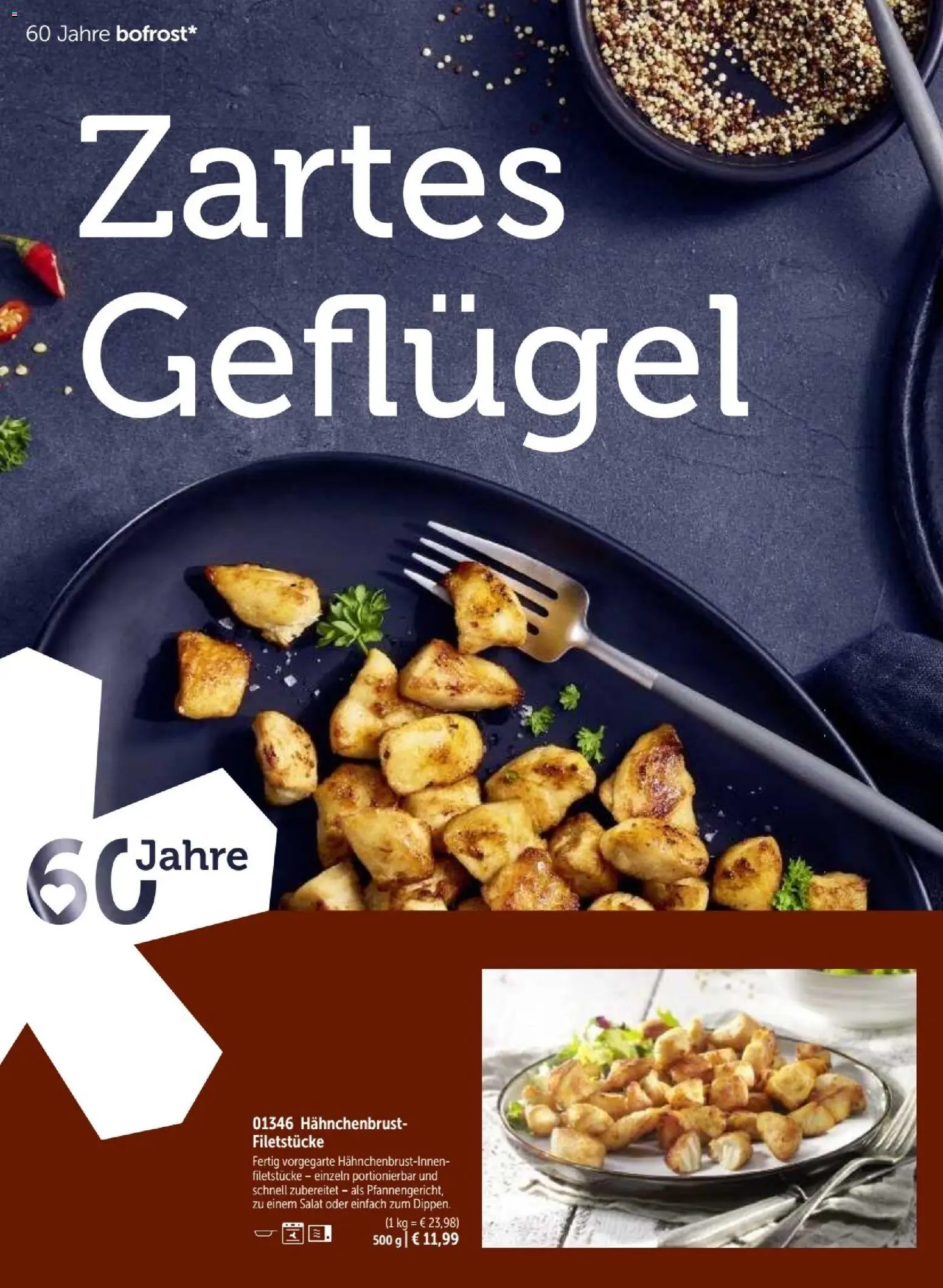Bofrost Katalog – gültig ab 07.09.2026 | Seite: 68 | Produkte: Salat, Hahnchenbrust