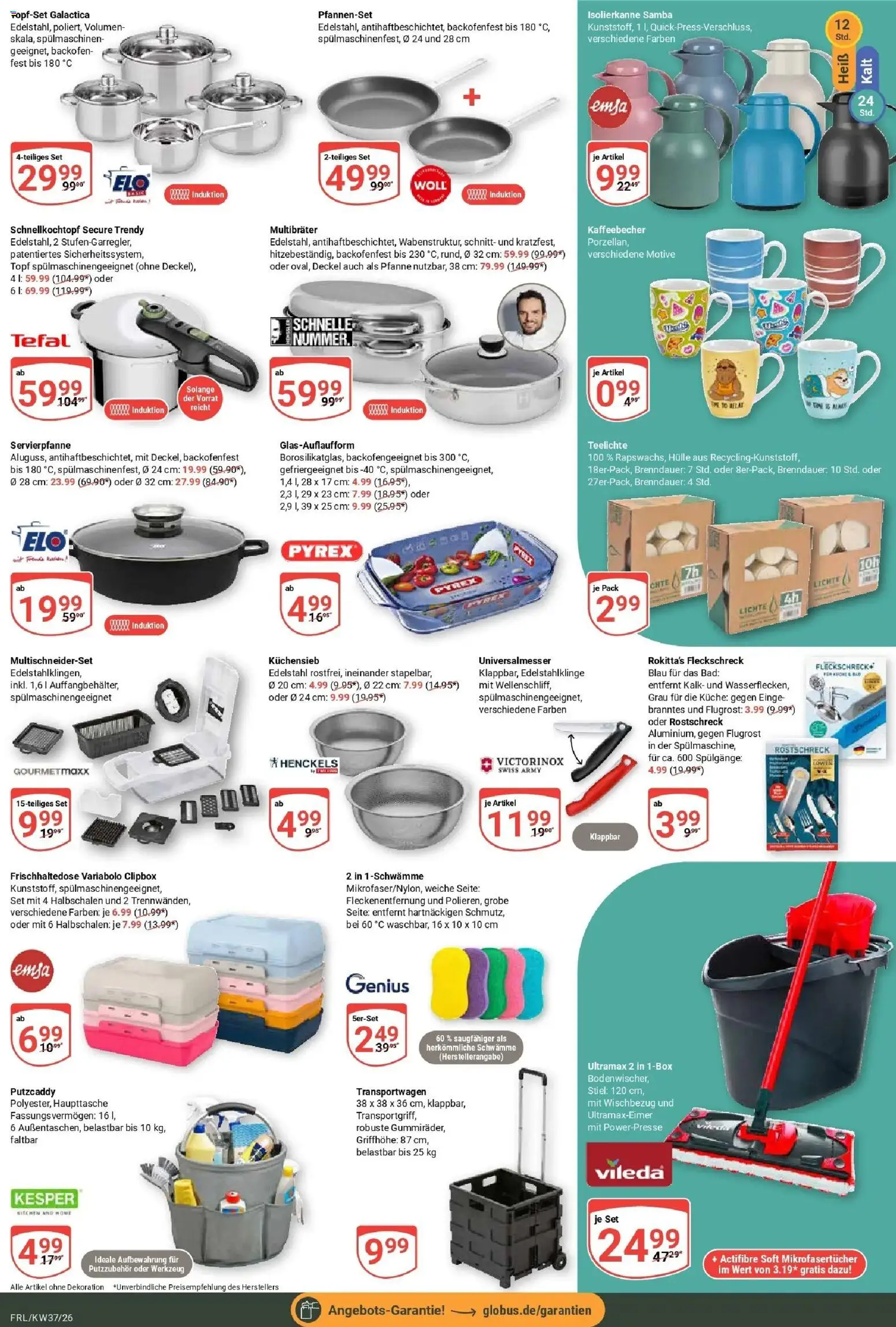 Globus Prospekt Freilassing – gültig ab 07.09.2026 | Seite: 26 | Produkte: Hülle, Bad, Kalk, Backofen