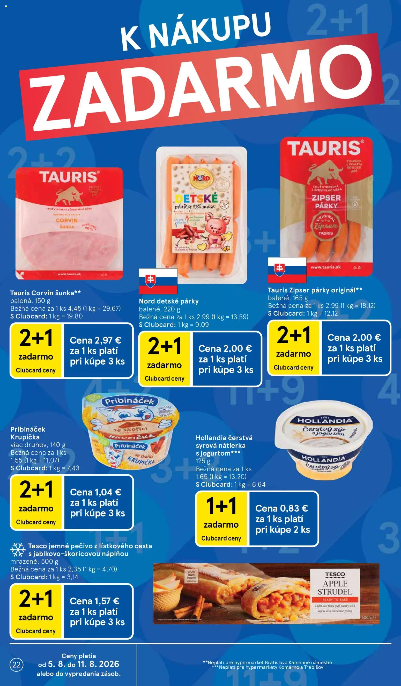 Nové Tesco akcie – leták je platný od 05.08.2026 | Strana: 22