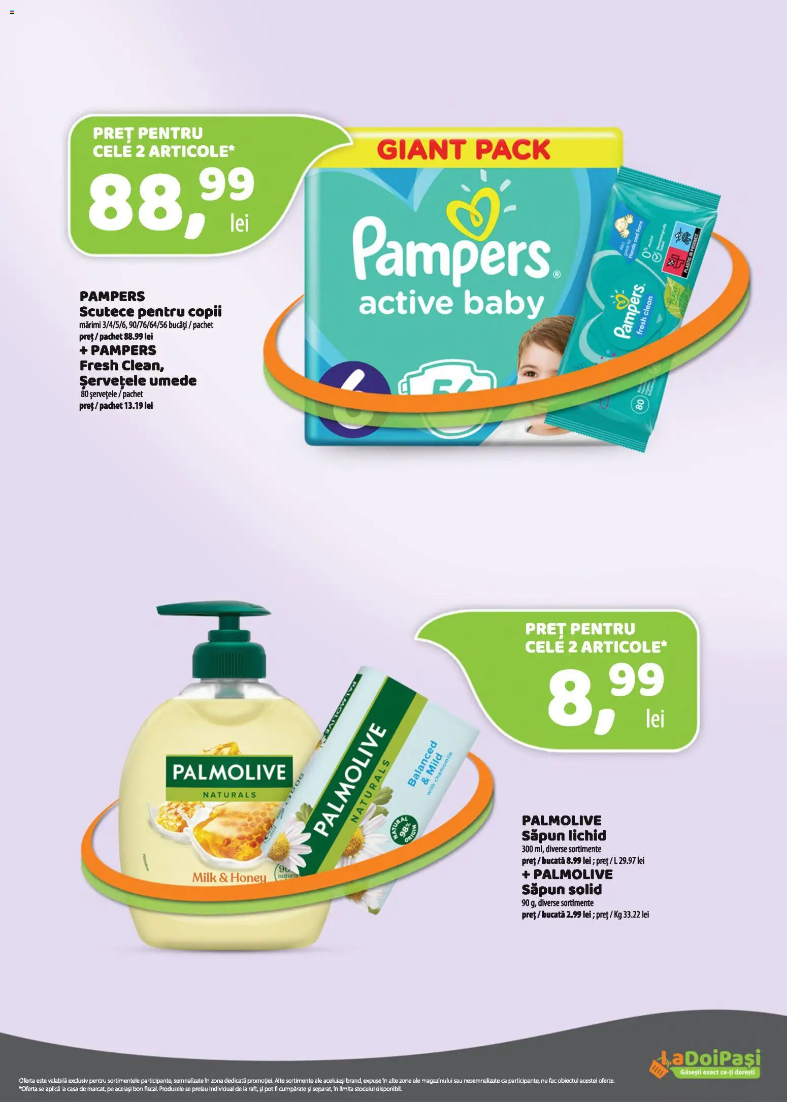 Noul catalog LaDoiPași – valabil de la 16.10.2026 | Pagină: 15 | Produse: Solid, Săpun solid, Active, Scutece