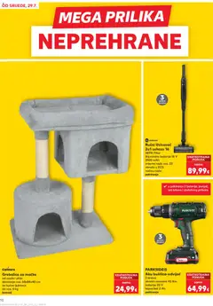 Kaufland - Karlovac - Pregled kataloga iz trgovine Kaufland, vrijedi od 29.07.2026 | Stranica: 10 | Proizvodi: Usisavač, Baterija, Parkside
