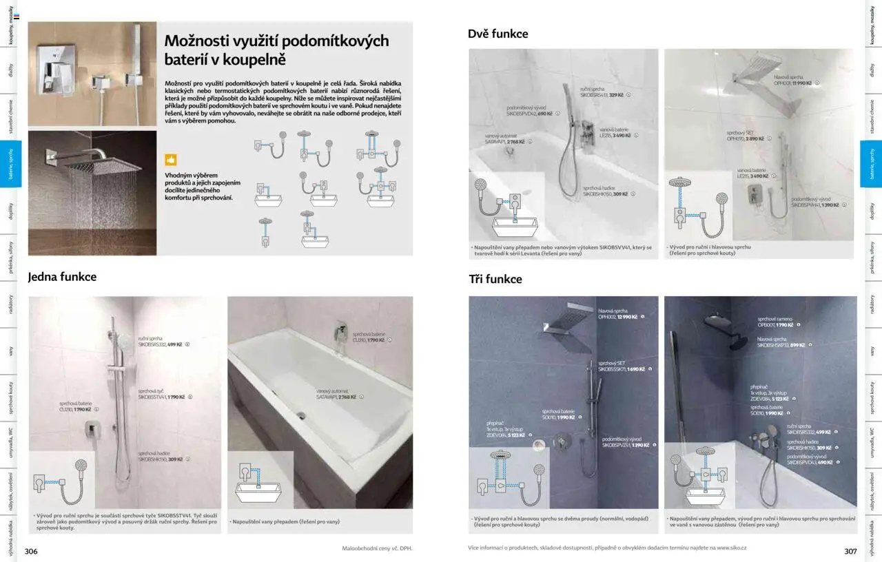 Siko koupelny katalog Koupelny 2025/2026 od 14.10.2025 | Strana: 154 | Produkty: Sprchová hadice, Hadice, Wc, Baterie