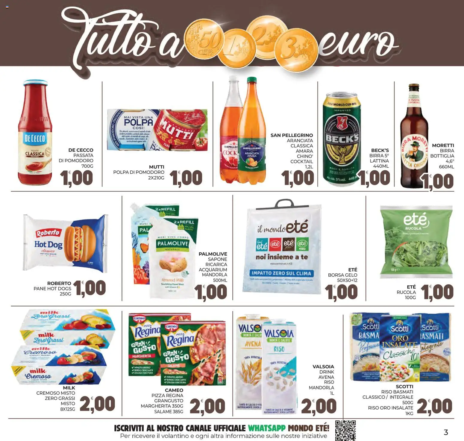 Volantino Eté del 03/07/2026 | Pagina: 3 | Prodotti: Riso Basmati, Sapone, Rucola, Pomodoro
