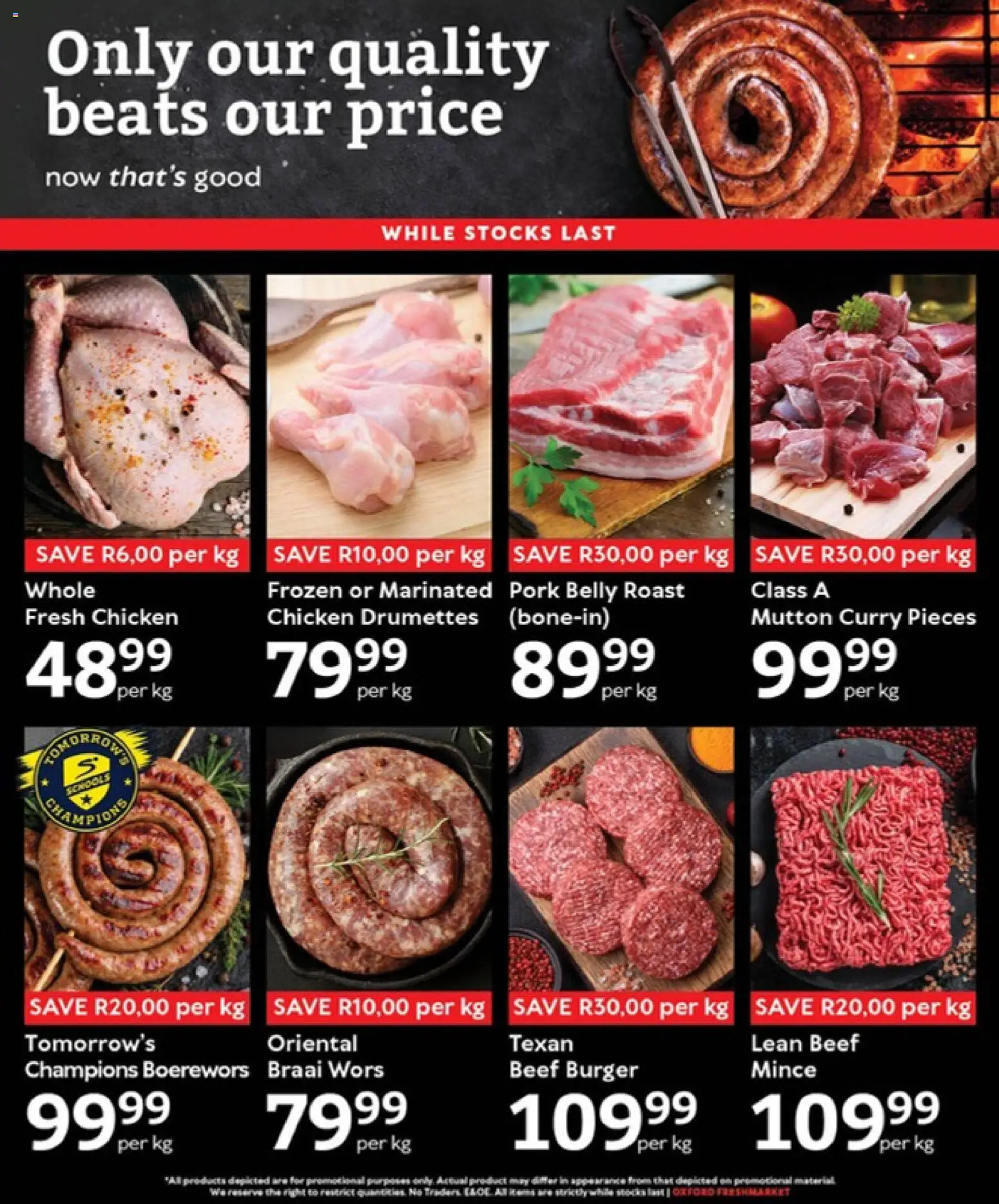 New Oxford Freshmarket catalogue – valid from 21/10/2026 | Page: 2 | Products: Boerewors, Pork belly, Pork, Beef