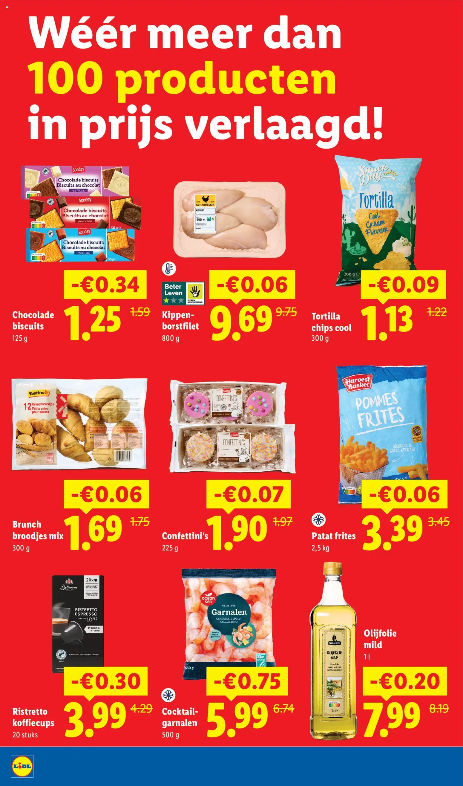 {H1} | Pagina: 47 | Producten: Melk, Olijfolie, Tortilla, Broodjes
