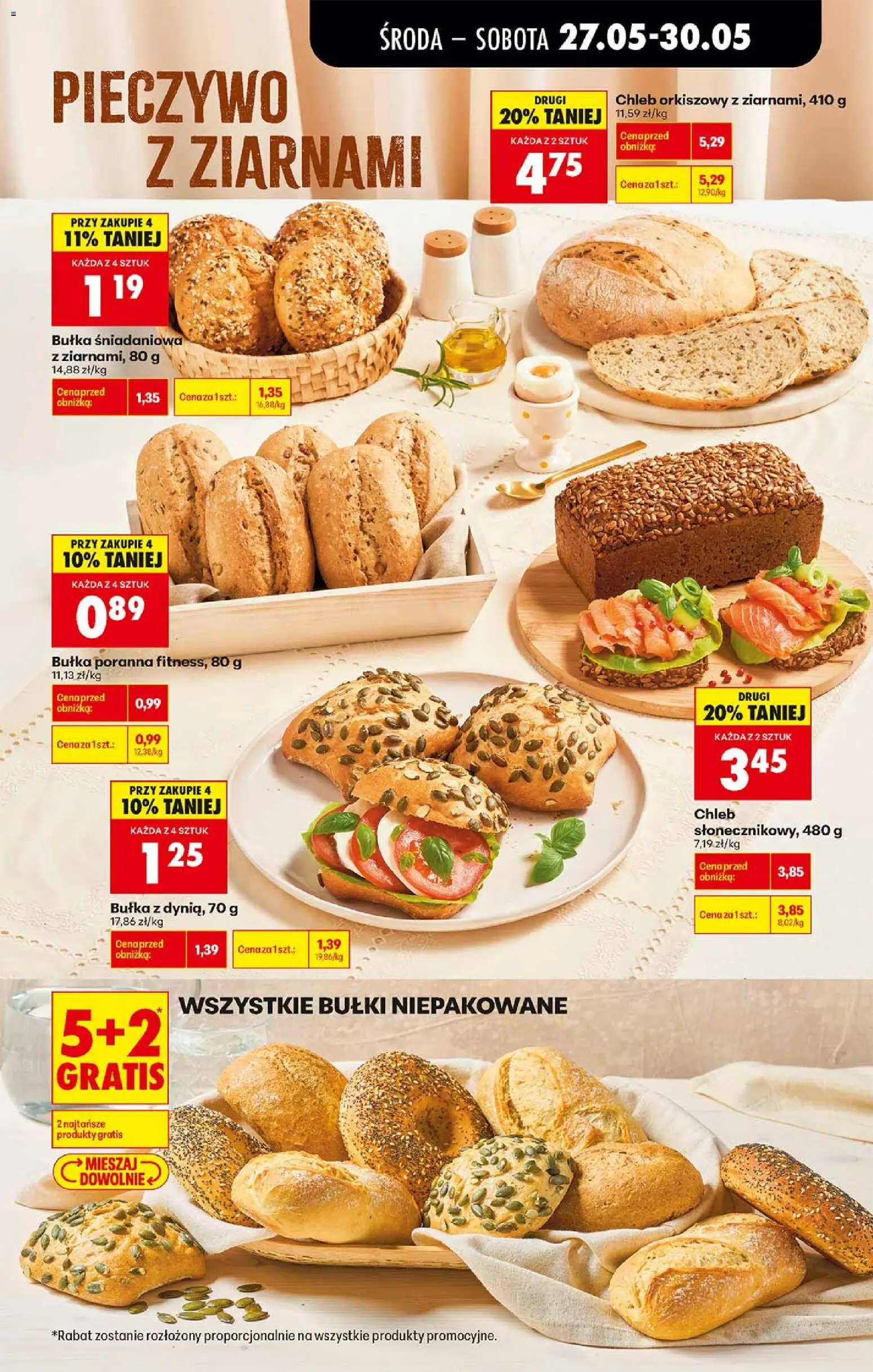 Biedronka gazetka od środy od 27.05.2026 | Strona: 39 | Produkty: Pieczywo, Bułka, Chleb