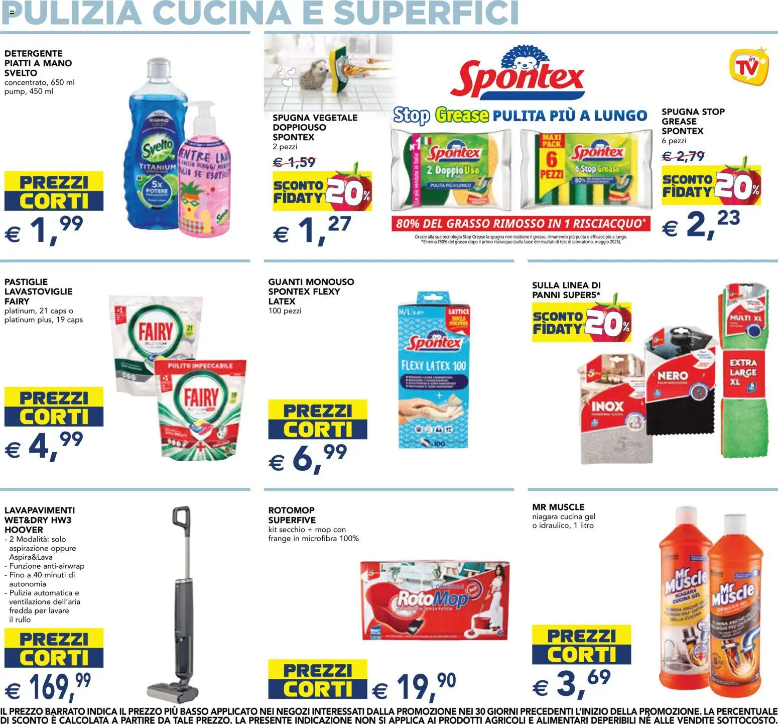 Volantino Esselunga S del 18.06.2026 | Pagina: 15 | Prodotti: Rullo, Detergente, Guanti, Secchio