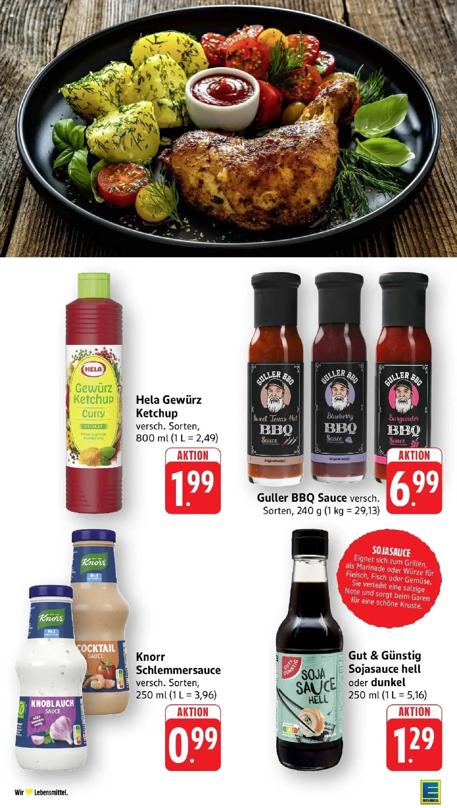 Edeka prospekt Pfalzgrafenweiler	 – gültig ab 27.04.2026 | Seite: 28 | Produkte: Knorr, Fisch, Knoblauch, Ketchup