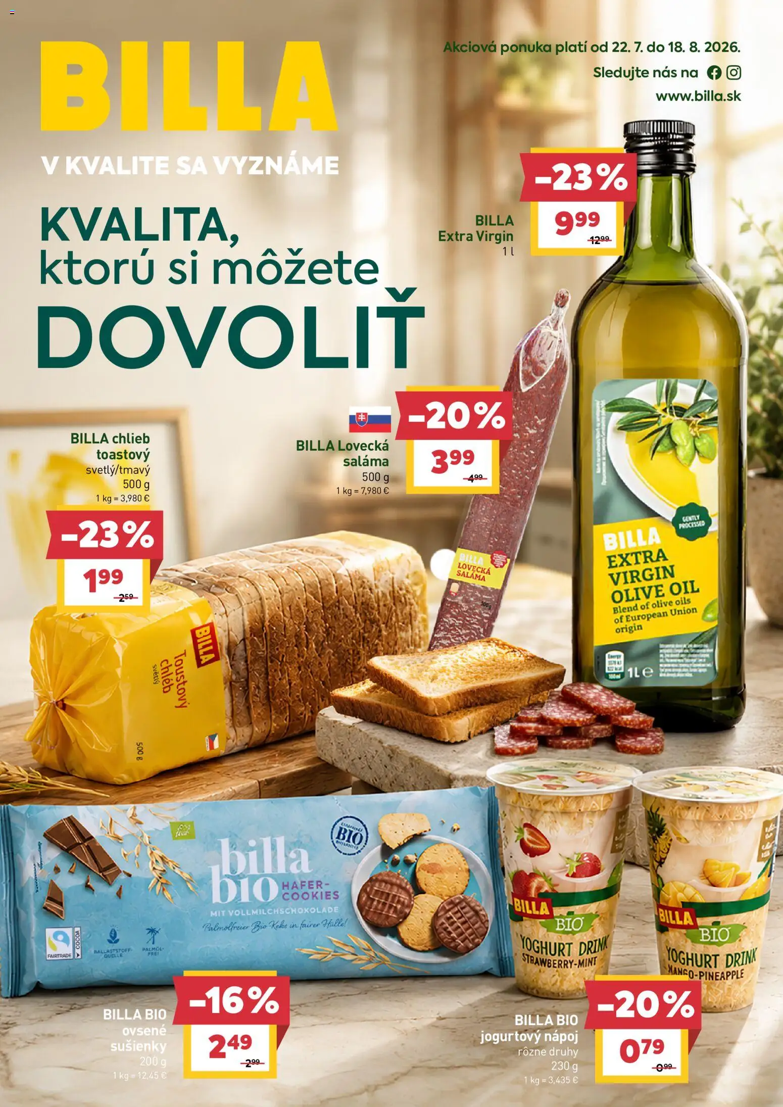 Billa katalóg BILLA Brand (od 22.07.2026) prelistovať nový online catalogue cover