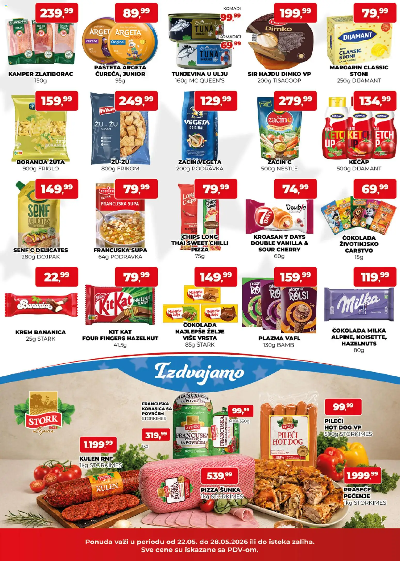 Plus Cash & Carry katalog - važi od 22.05.2026 | Strana: 2 | Proizvode: Kečap, Kroasan, Podravka, Pizza šunka