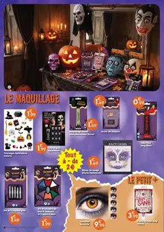 Maxi Bazar - Prévisualisation de Maxi Bazar - Catalogue Halloween valide à partir de 02/10/2026 | Page: 6 | Produits: Lentilles, Maquillage, Bijoux, Crème