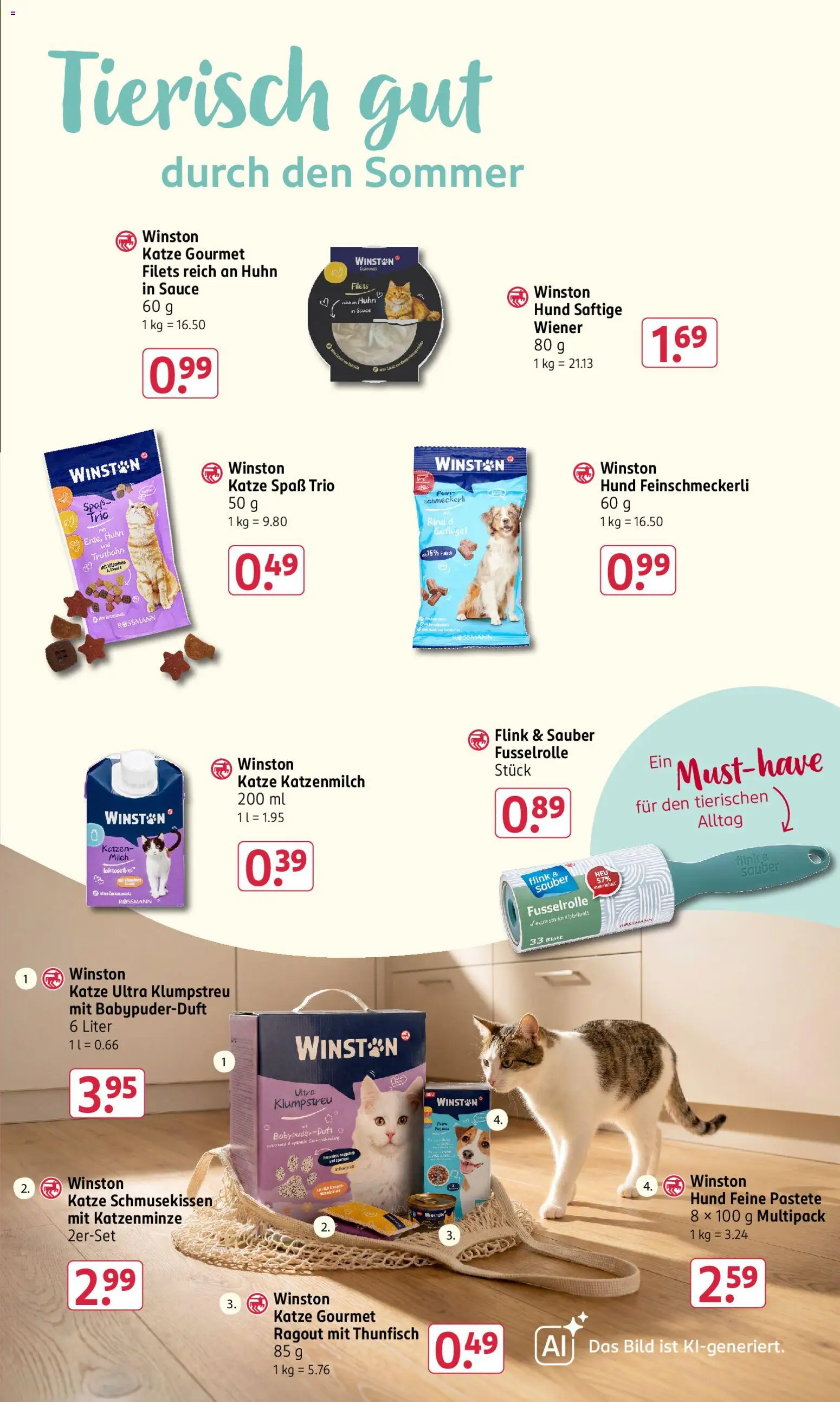 Rossmann Prospekt – gültig ab 10.08.2026 | Seite: 8 | Produkte: Milch, Thunfisch, Fleisch