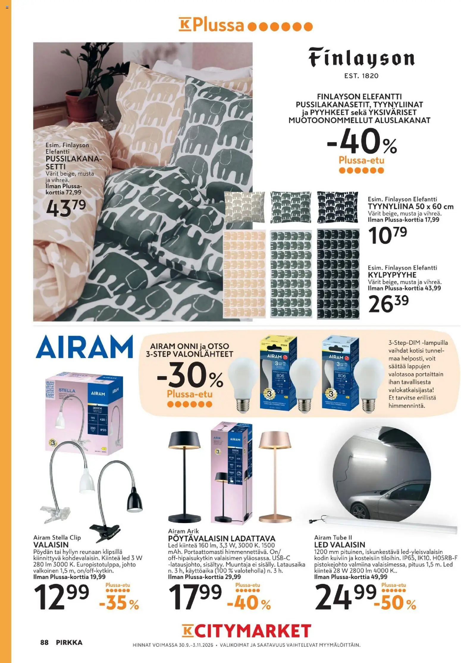 K-Citymarket Pirkka – voimassa 30/09/2026 alkaen | Sivu: 88