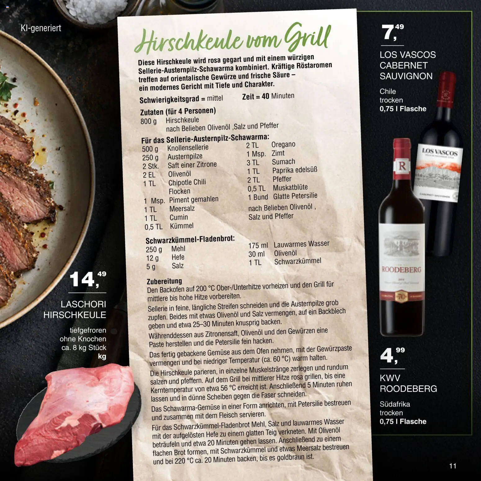 Handelshof Wildkatalog – gültig ab 15.10.2026 | Seite: 11 | Produkte: Zitrone, Backofen, Fleisch, Flocken