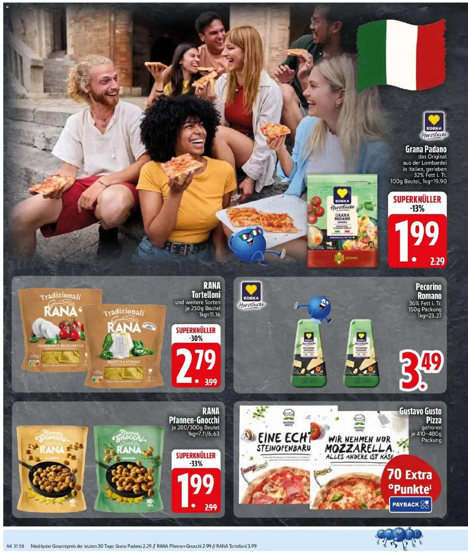 Edeka prospekt Olching – gültig ab 27.07.2026 | Seite: 10 | Produkte: Gustavo gusto, Käse, Pizza
