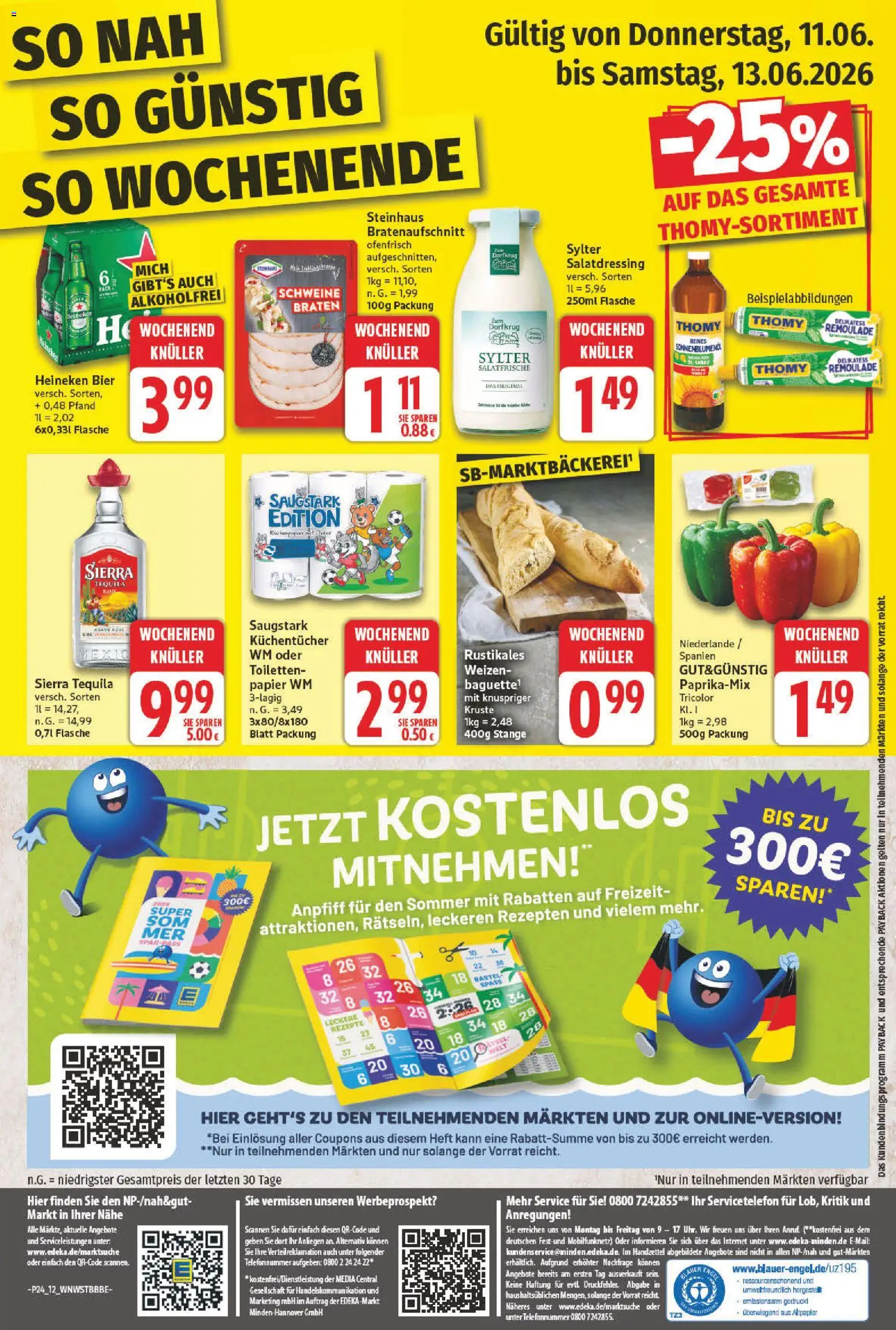 nah & gut Prospekt – gültig ab 08.06.2026 | Seite: 12 | Produkte: Bier, Sonnenblumenol, Heineken, Tequila