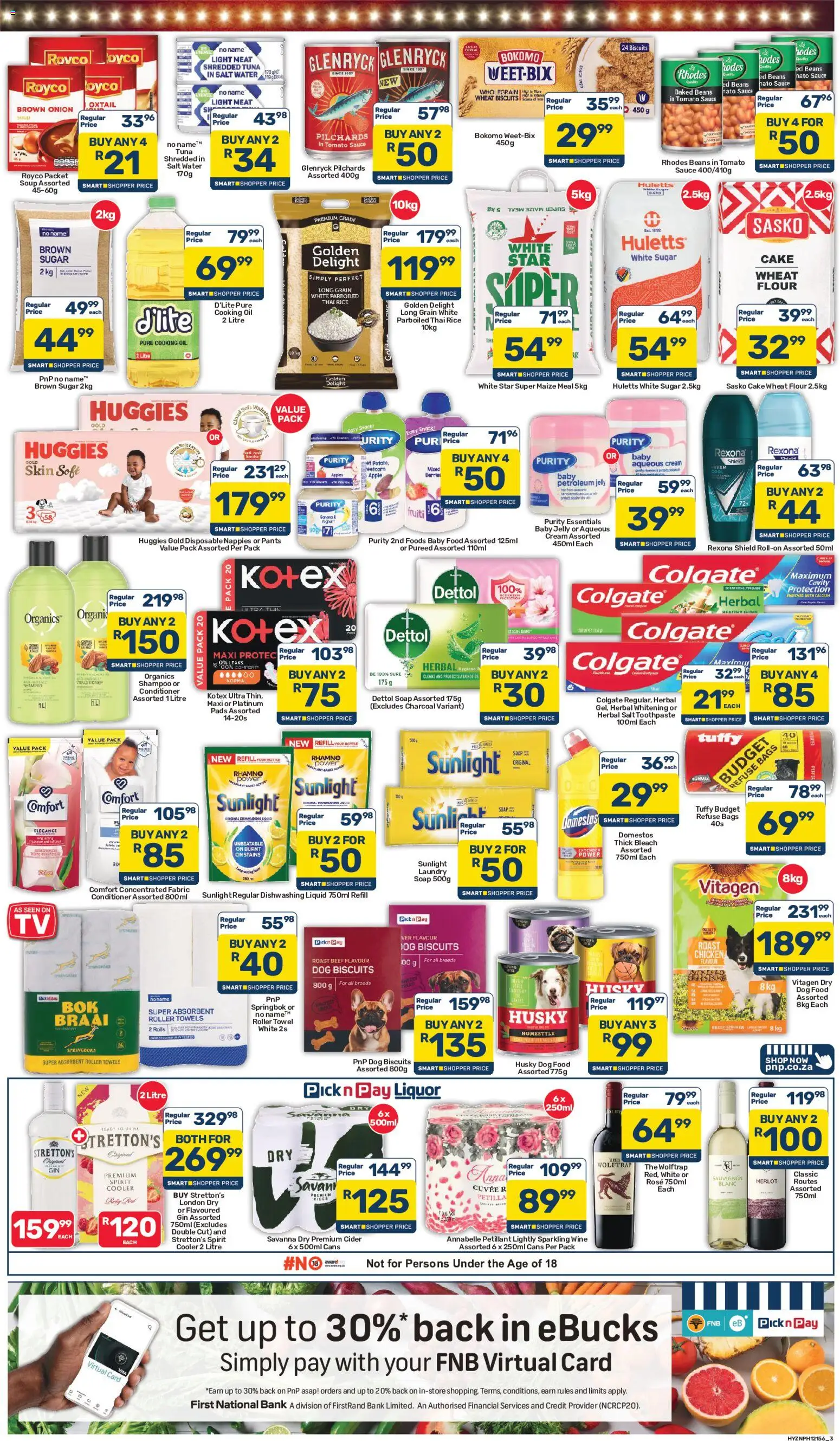New Pick n Pay catalogue – valid from 07/09/2026 | Page: 3 | Products: Pants, Baked beans, Conditioner, Soap