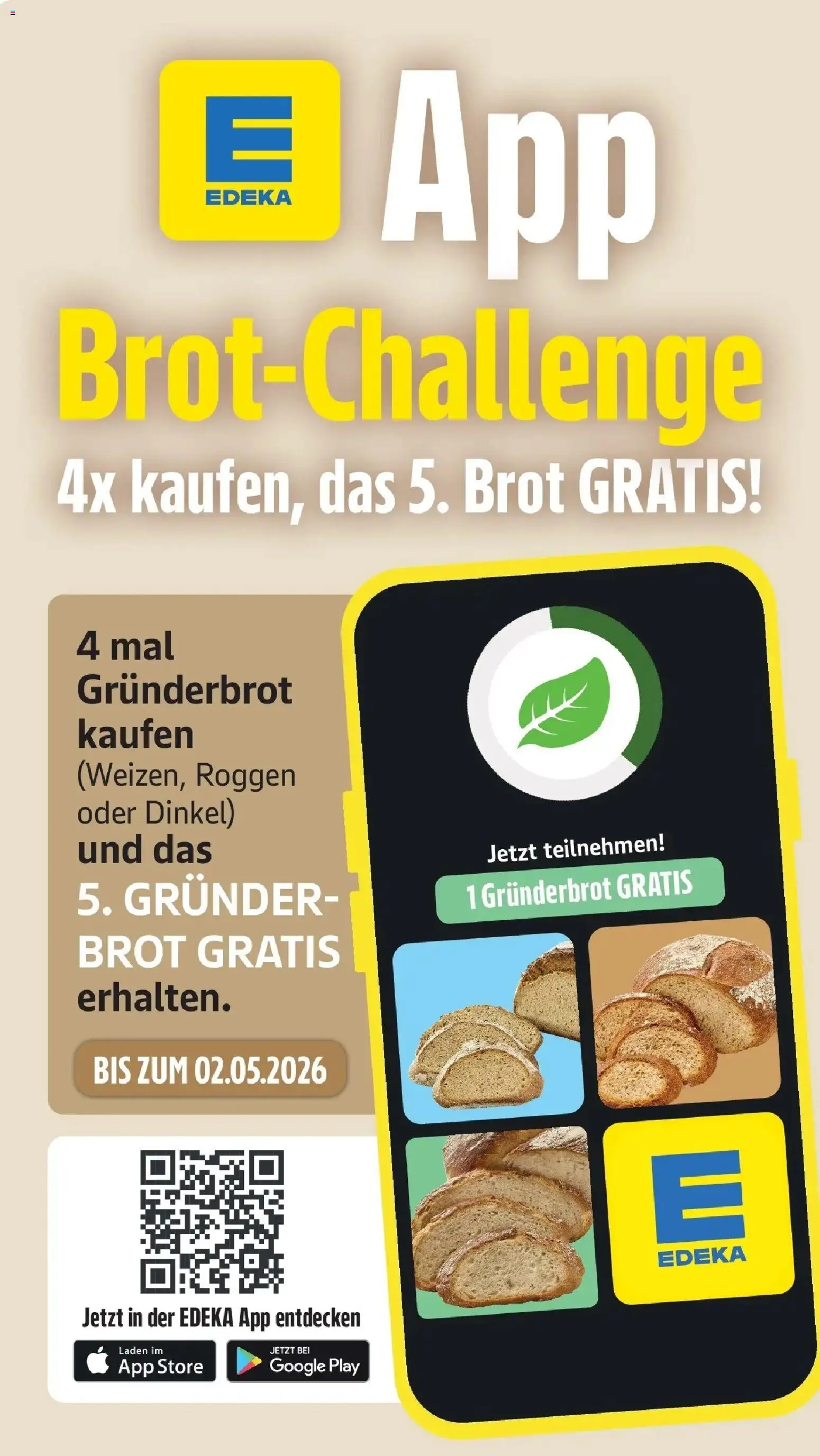Edeka prospekt Steinfeld	 – gültig ab 27.04.2026 | Seite: 31 | Produkte: Brot