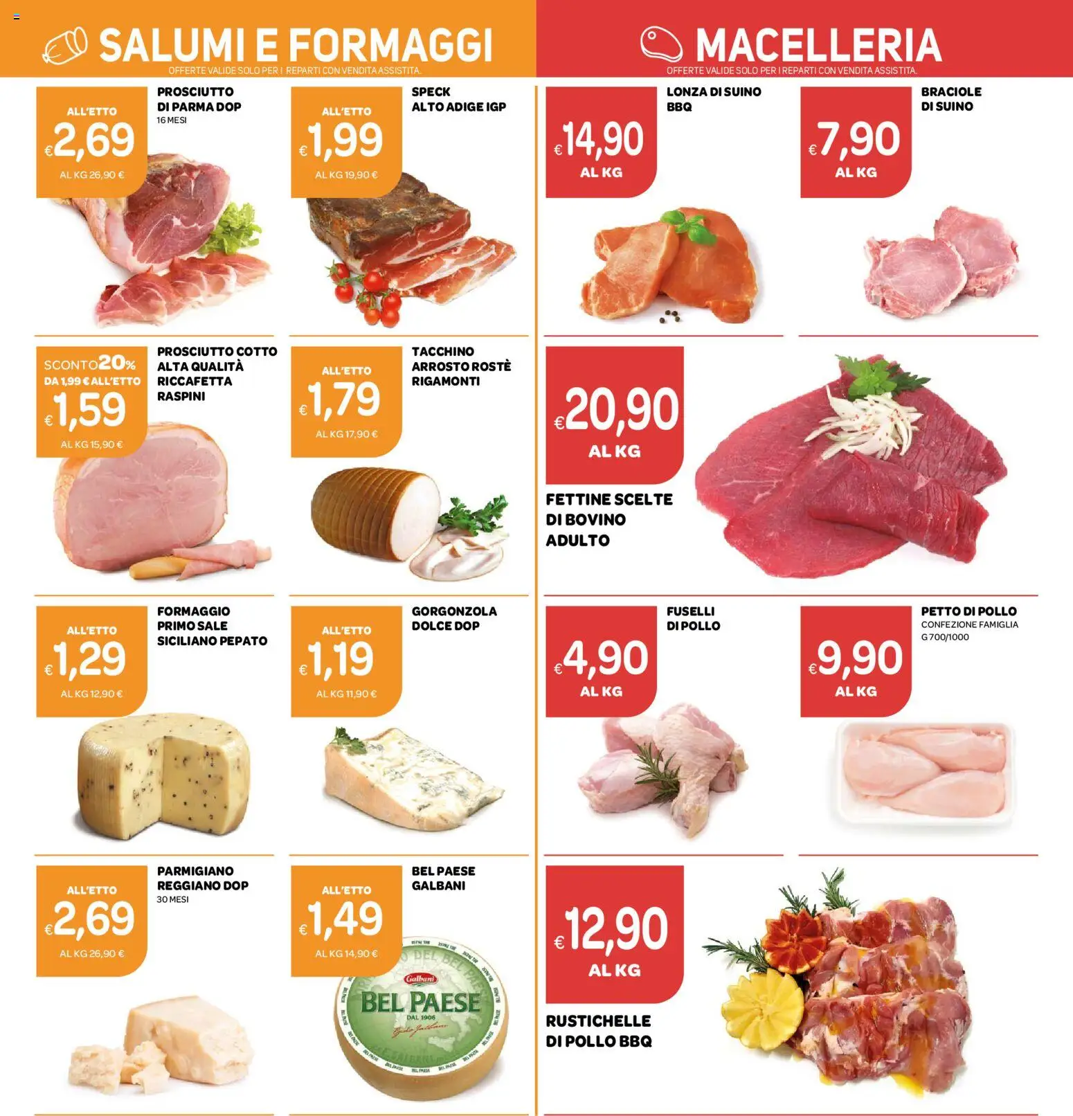 Volantino Ekom del 30/06/2026 | Pagina: 9 | Prodotti: Speck, Bovino, Petto di Pollo, Tacchino