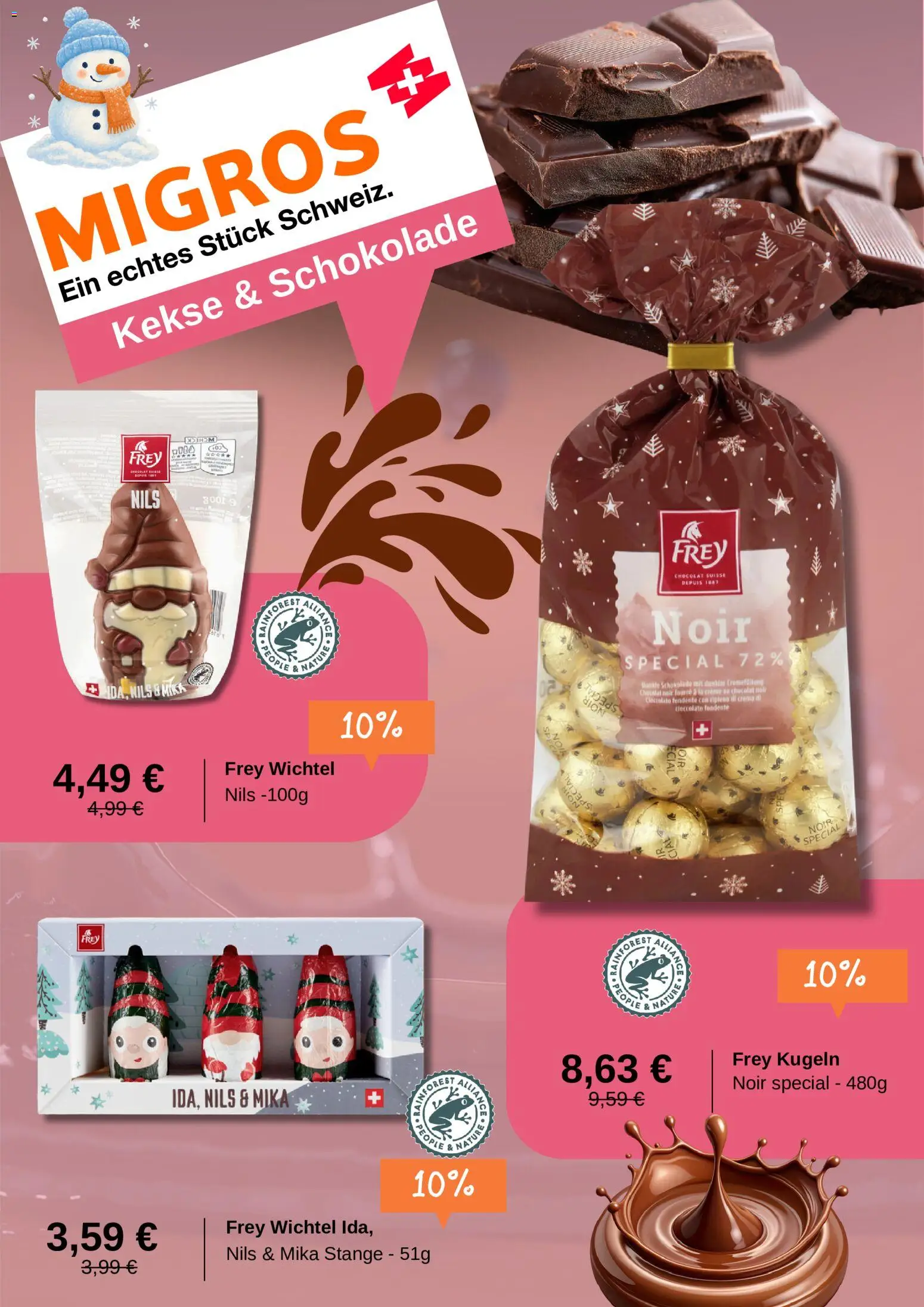Migros Prospekt – gültig ab 13.10.2026 | Seite: 5 | Produkte: Schokolade, Creme, Kekse