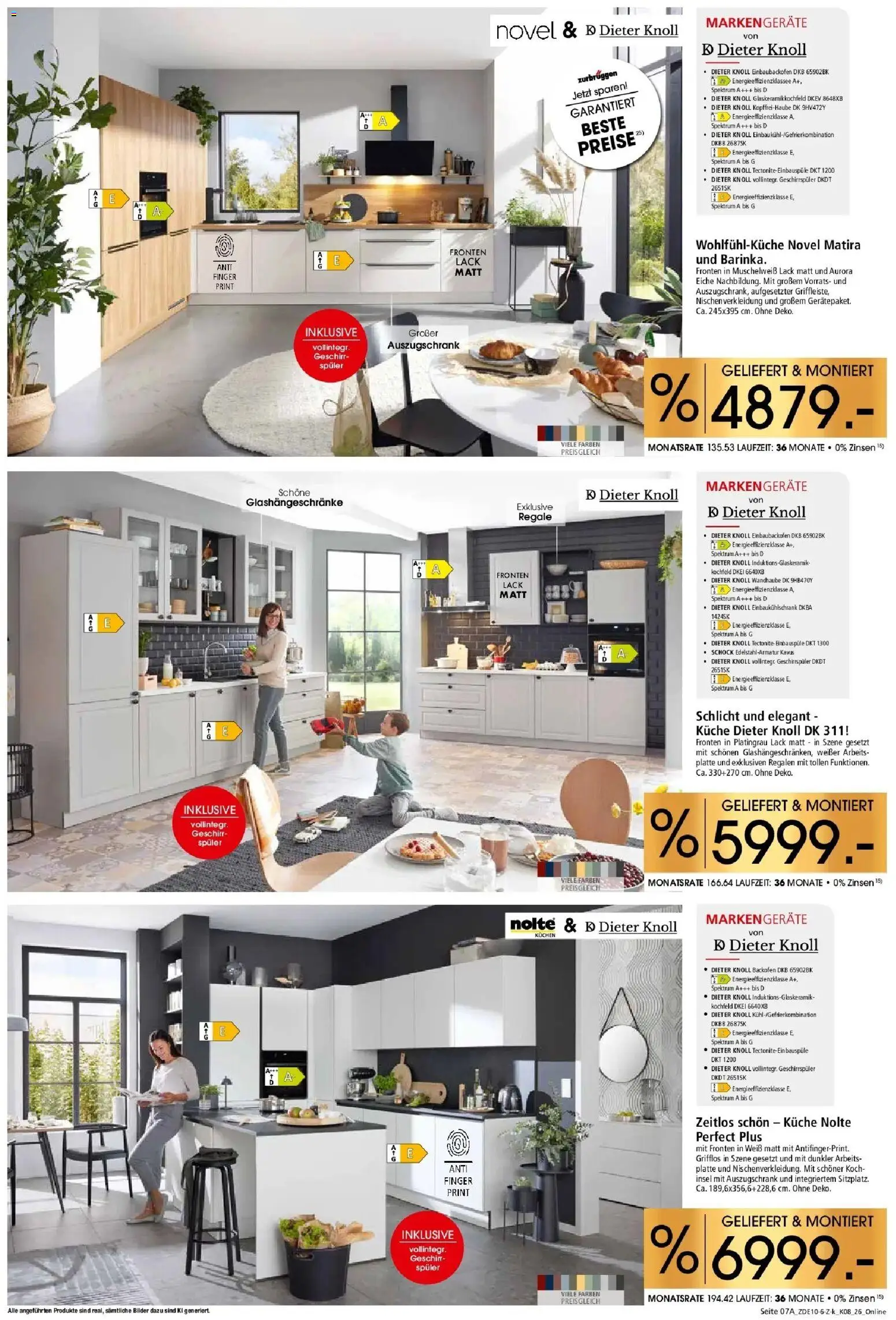 Zurbrüggen - Zurbrüggen: Küchen Vorteilswochen (ab 24.10.2026) zum Blättern | Seite: 9 | Produkte: Küche, Kochfeld, Bilder, Backofen