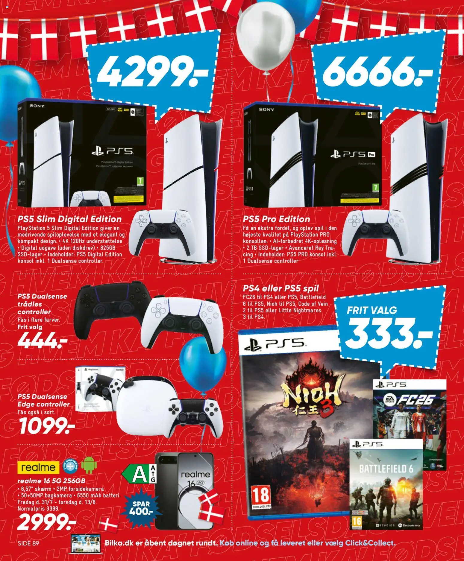 Bilka tilbudsavis – gyldig fra 31/07/2026 | Side: 26 | Produkter: Skærm, Playstation, Spil