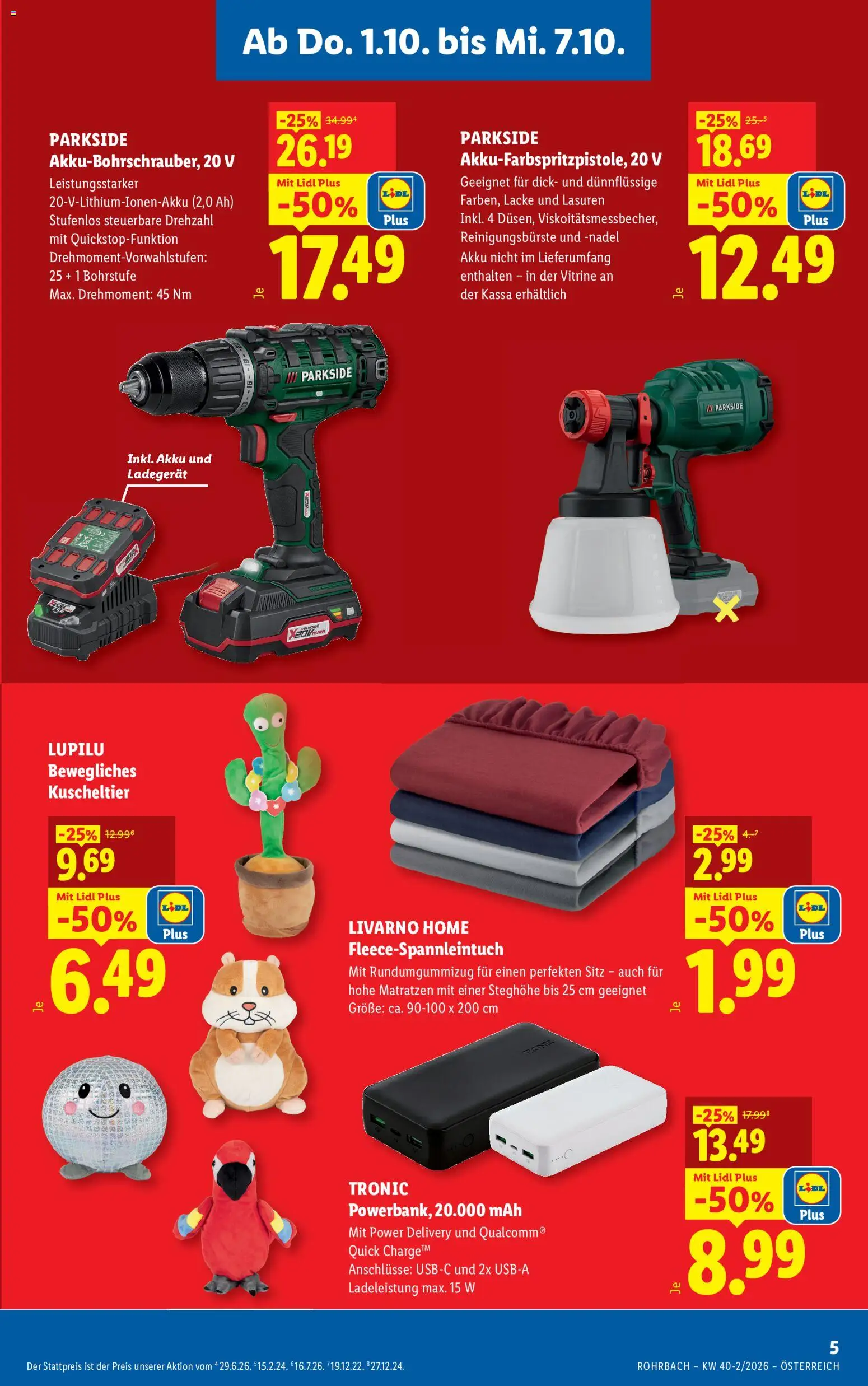 Lidl Jeden Tag deine günstigen Preise. gültig ab 01.10.2026 | Seite: 5
