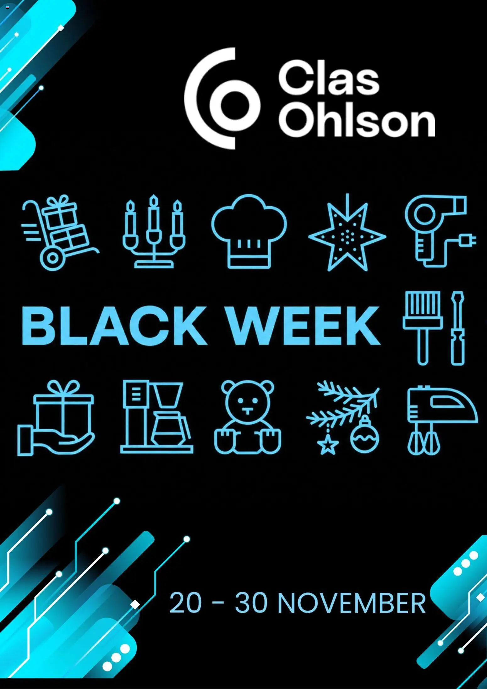 Clas Ohlson reklamblad aktuell från 20/10/2026 | Sida: 1