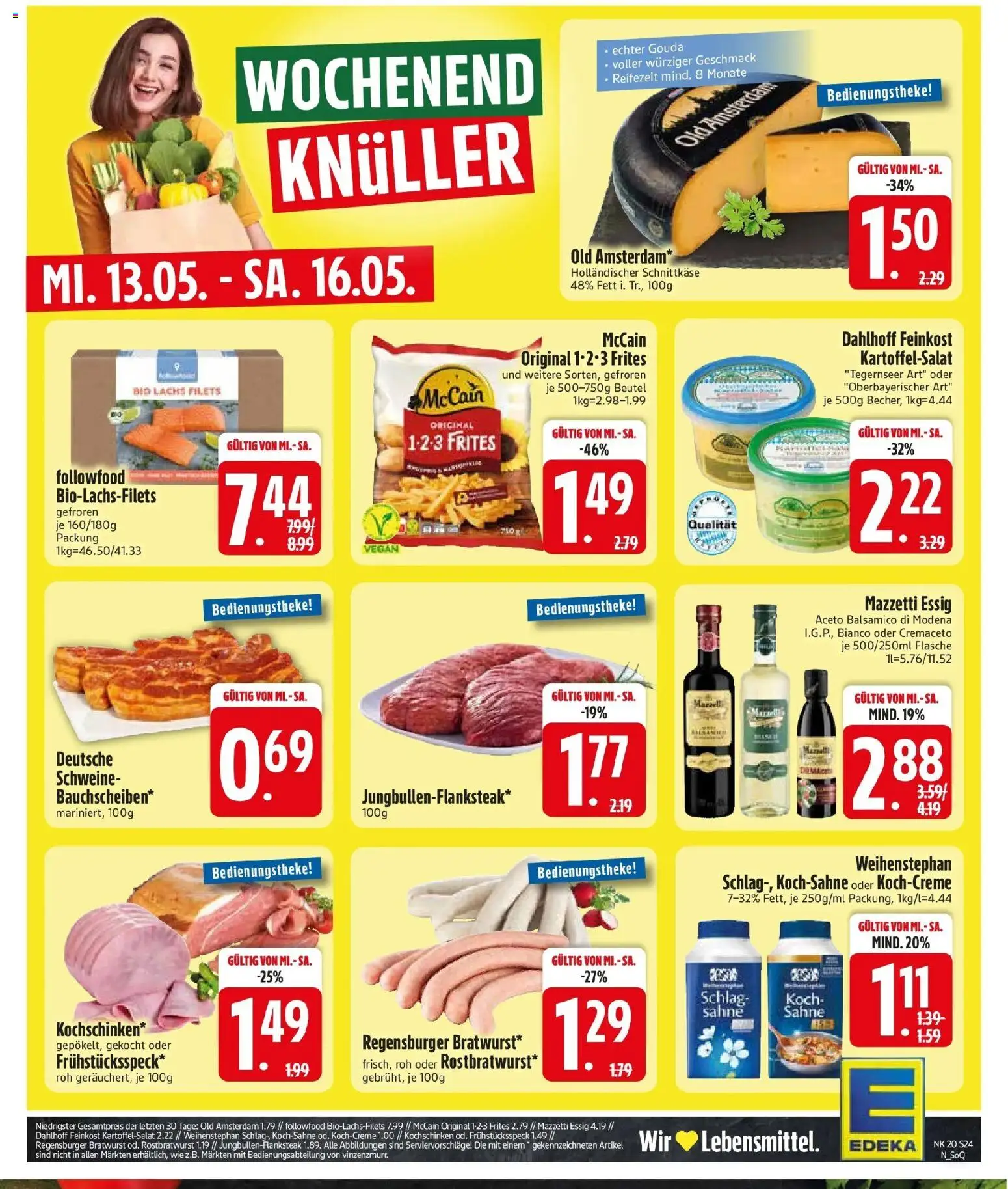 Edeka prospekt Massing	 – gültig ab 10.05.2026 | Seite: 26 | Produkte: Balsamico, Gouda, Lachs, Steak