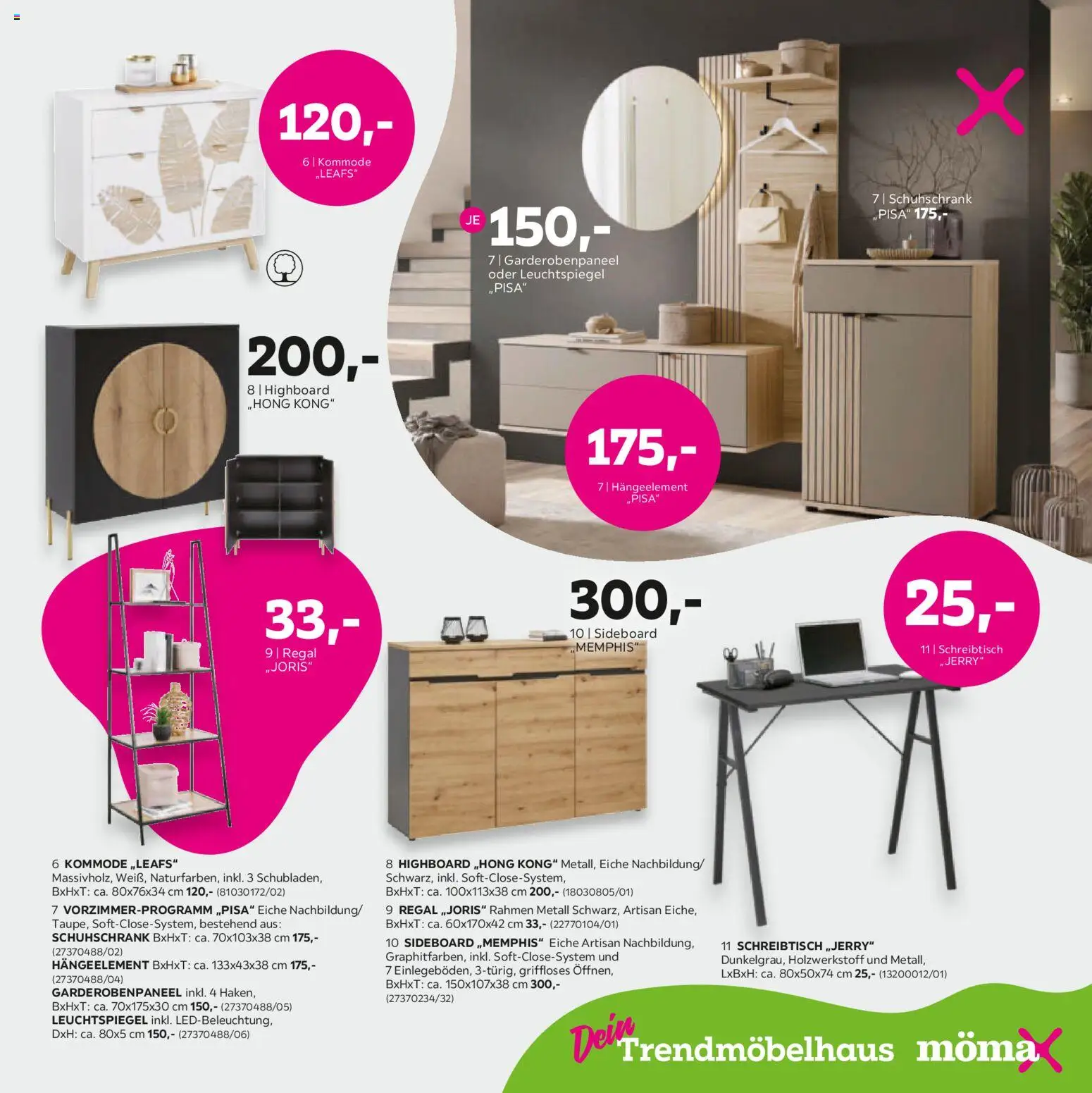 Mömax Prospekt – gültig ab 19.10.2026 | Seite: 9 | Produkte: Sideboard, HIghboard, Kommode, Regal